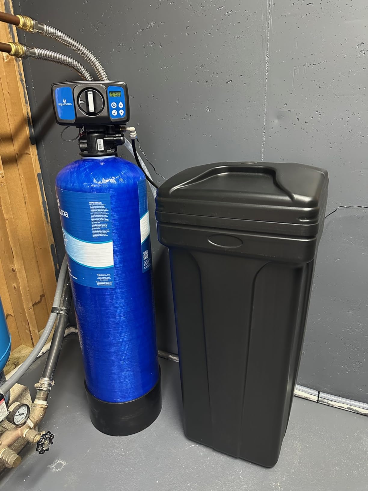 Aquasana SimplySoft Whole House Water Softener | 40K Grain | WH-SF40-BASE | Hard Water Reduction | 15.5 GPM | Metered Regeneration customer photo 2