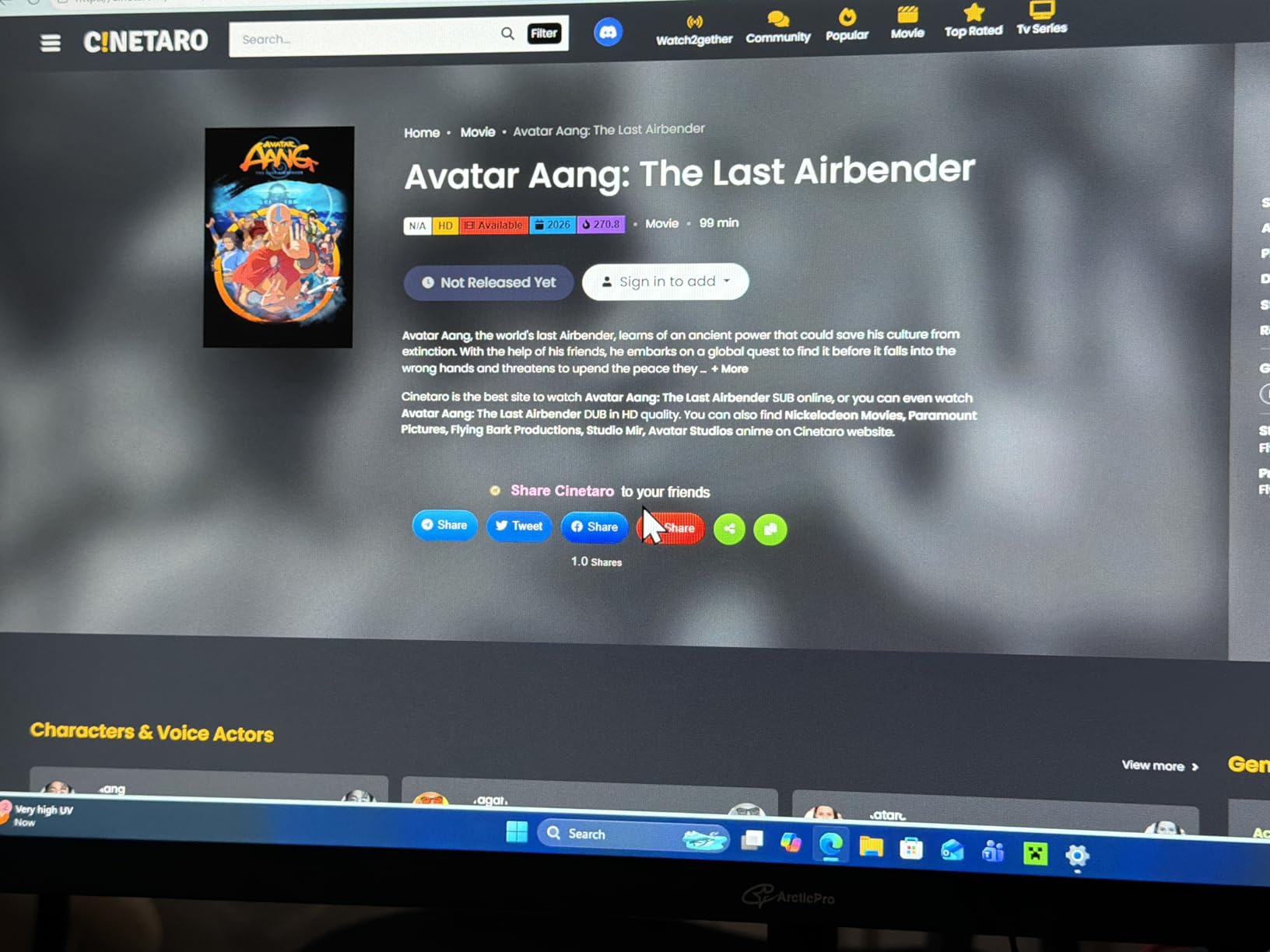 ArcticPro 22 Inch Gaming Monitor 144Hz, FHD Computer Monitor, 105% sRGB, 1080p, 4000:1 Contrast, 3-Sided Frameless, Ultra Slim, VESA Mount, Eye Care, HDMI 1.4, VGA customer photo 1