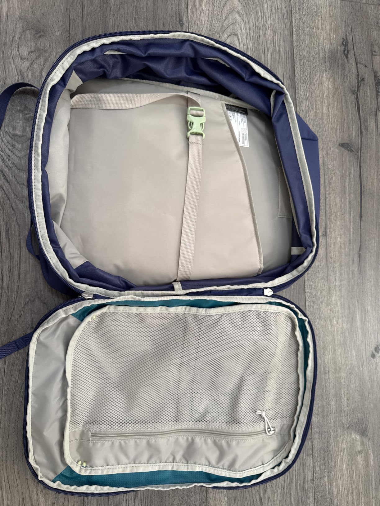 Osprey Daylite Expandable 26+6 Travel Pack, Blue OS | travel backpack, carry on bag, laptop sleeve, personal item, Blue color, OS size customer photo 2