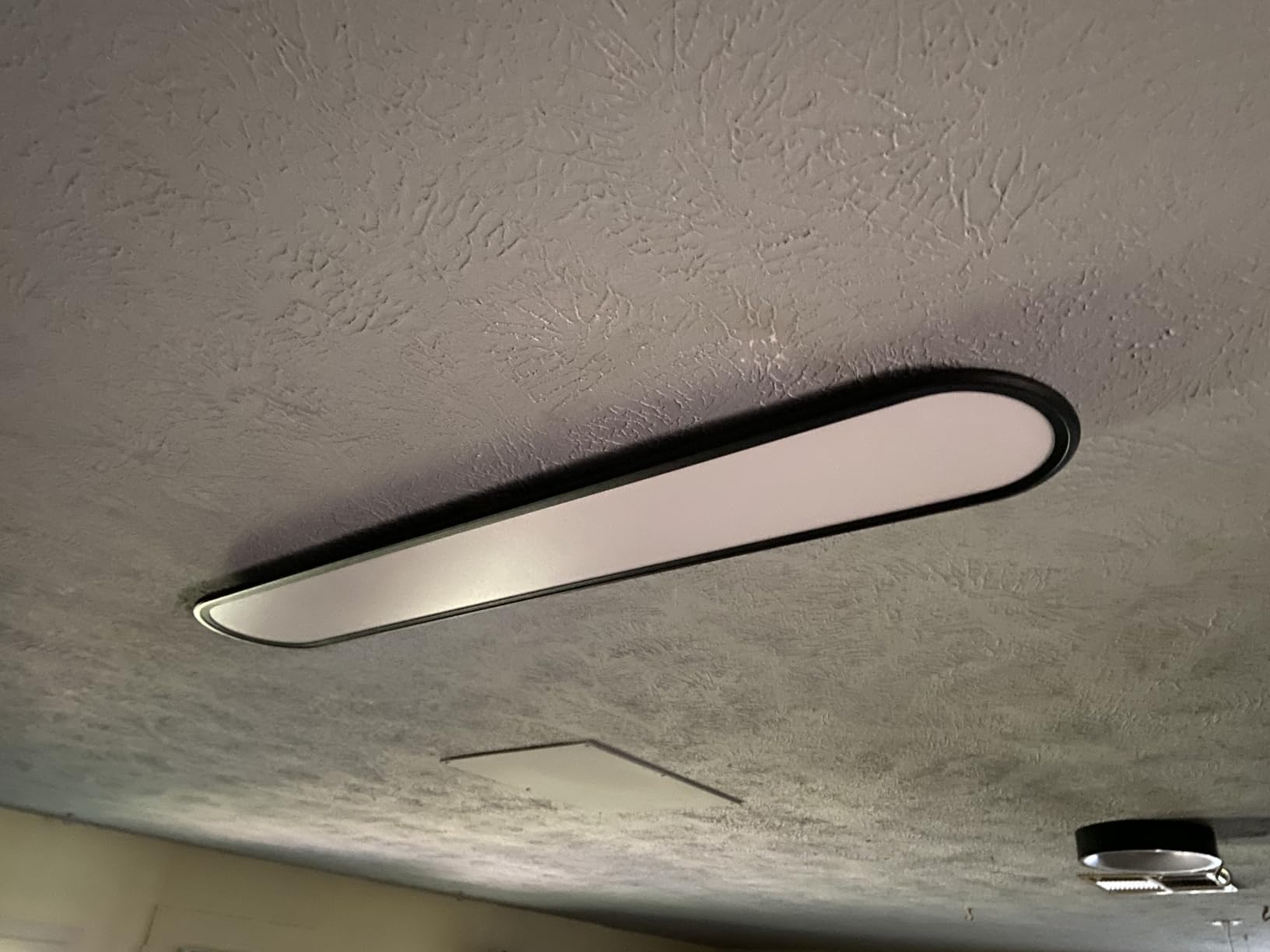 Ganeed LED Flat Panel Long Ceiling Light Fixture for Shop Lighting, 47.24