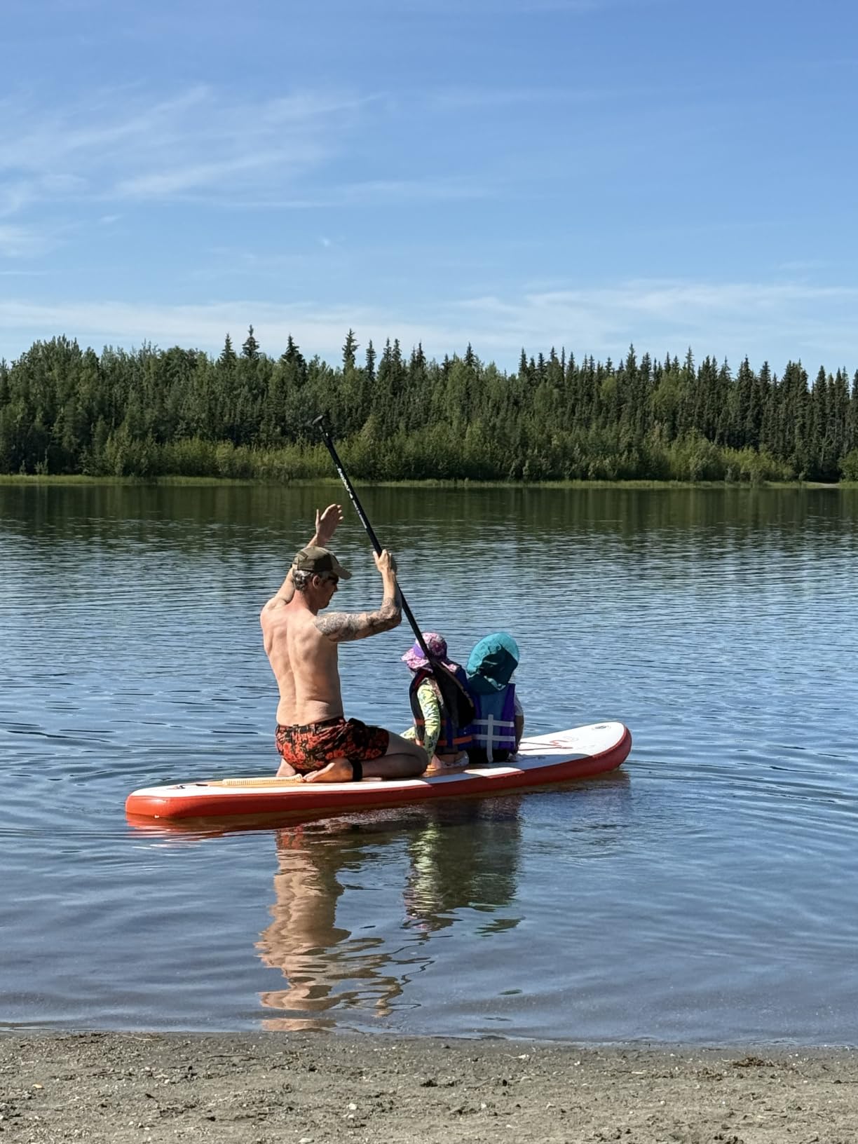 FunWater Inflatable Stand Up Paddle Board with Beginners SUP Accessories | 10'6'' SUP, Anti-Slip EVA Deck, Versatile Yoga/Big Fin Inflatable Paddle Boards for Adults & Youth customer photo 1