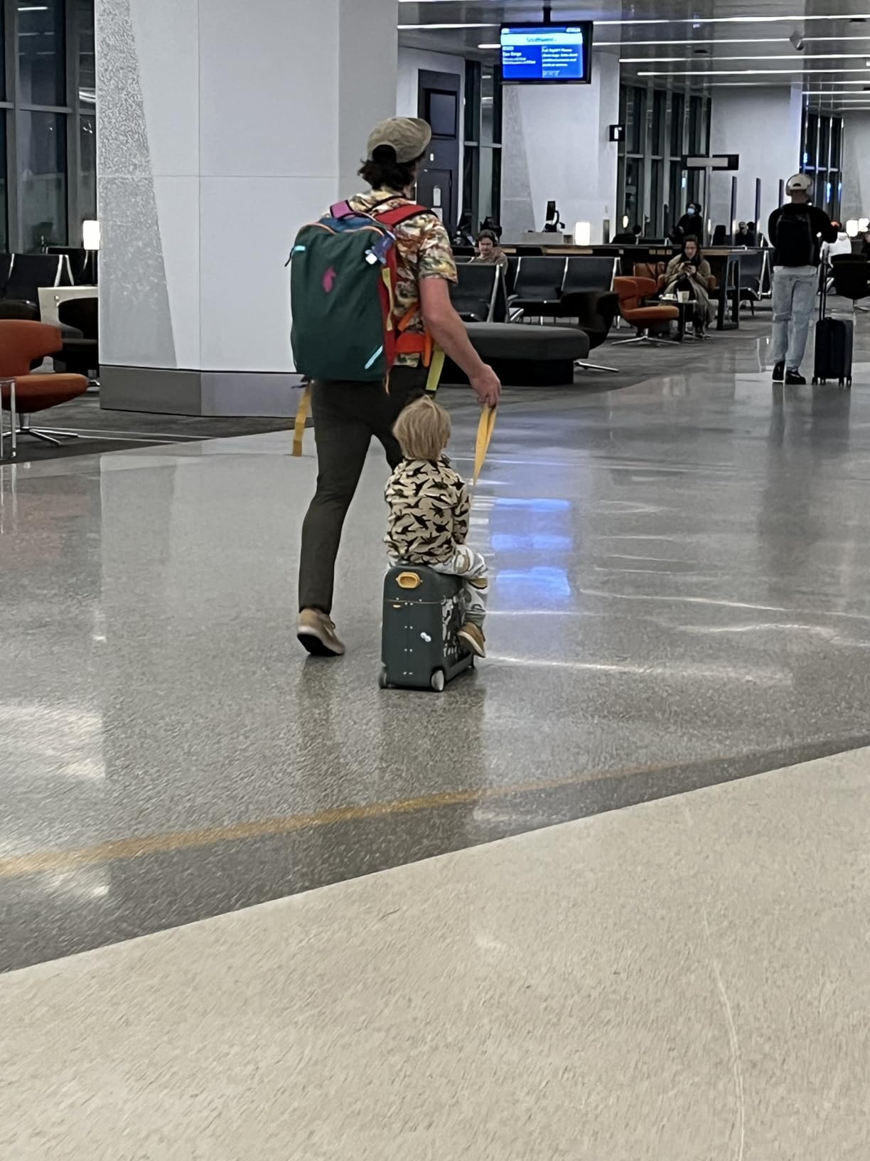 Stokke JetKids BedBox, Coral Pink - Ride-On Suitcase for Kids 2-7 Years Old (up to 77 lbs) - Transforms Into Toddler Airplane Bed - Includes Mattress, Decorative Stickers & Adjustable Carrying Strap customer photo 1
