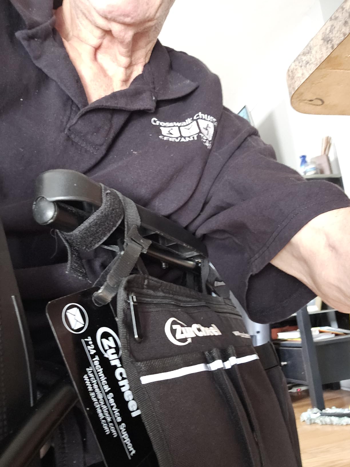 SLF30 Electric Wheelchair, Foldable Durable Motorized Wheelchairs for Adults with 19 Inch Seat and Supports Up to 300 lbs Airline Approved (36 Lbs, Grey) customer photo 1