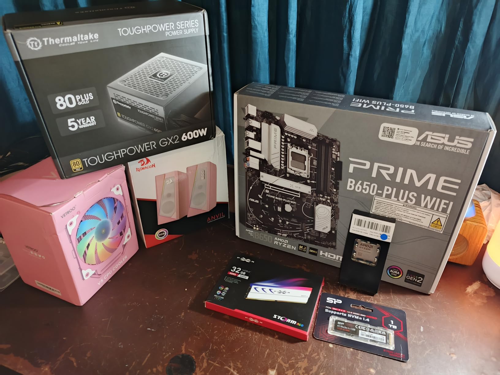 ASUS Prime B650-PLUS WiFi AMD B650 AM5 Ryzen Desktop 9000 8000 & 7000 ATX Motherboard, DDR5, PCIe 5.0 M.2, 2.5Gb LAN, WiFi 6E, HDMI, SATA 6 Gbps, USB Type-C, BIOS Flashback, Thunderbolt 4 Header customer photo 2