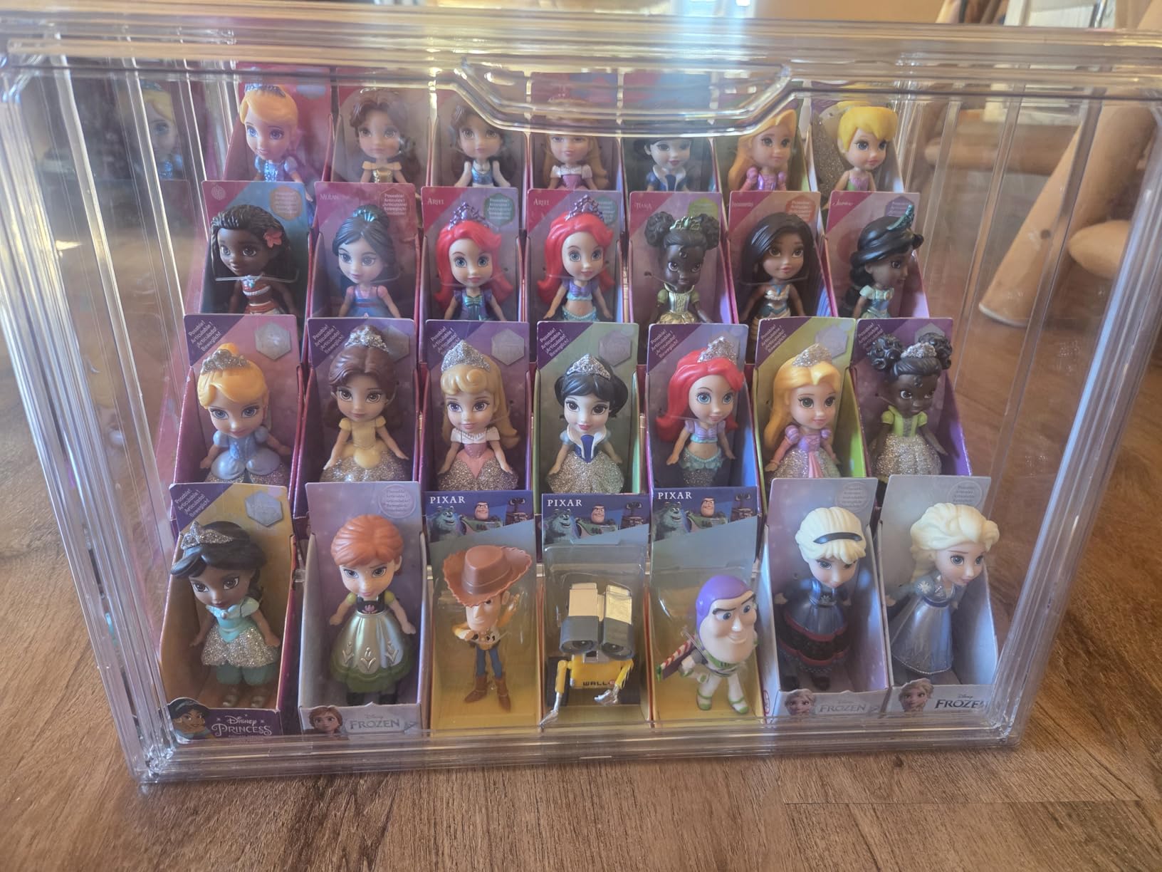 Attelite Acrylic Display Case for Collectibles 4 Tiers Clear Showcase,2Pcs customer photo 1