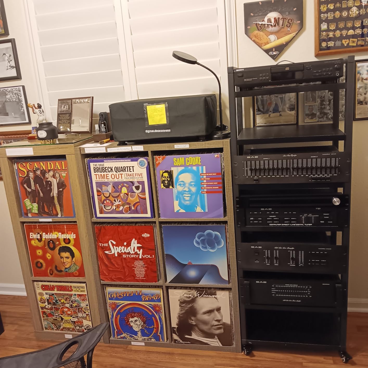 7-Tier Heavy Duty Audio Component Rack, Stereo Rack AV Media Stand Cabinet | Audio-Video Shelving Adjustable 55IN Tall Hifi Amplifier CD Record Player Receiver Equipment Rack for Home Theater customer photo 1