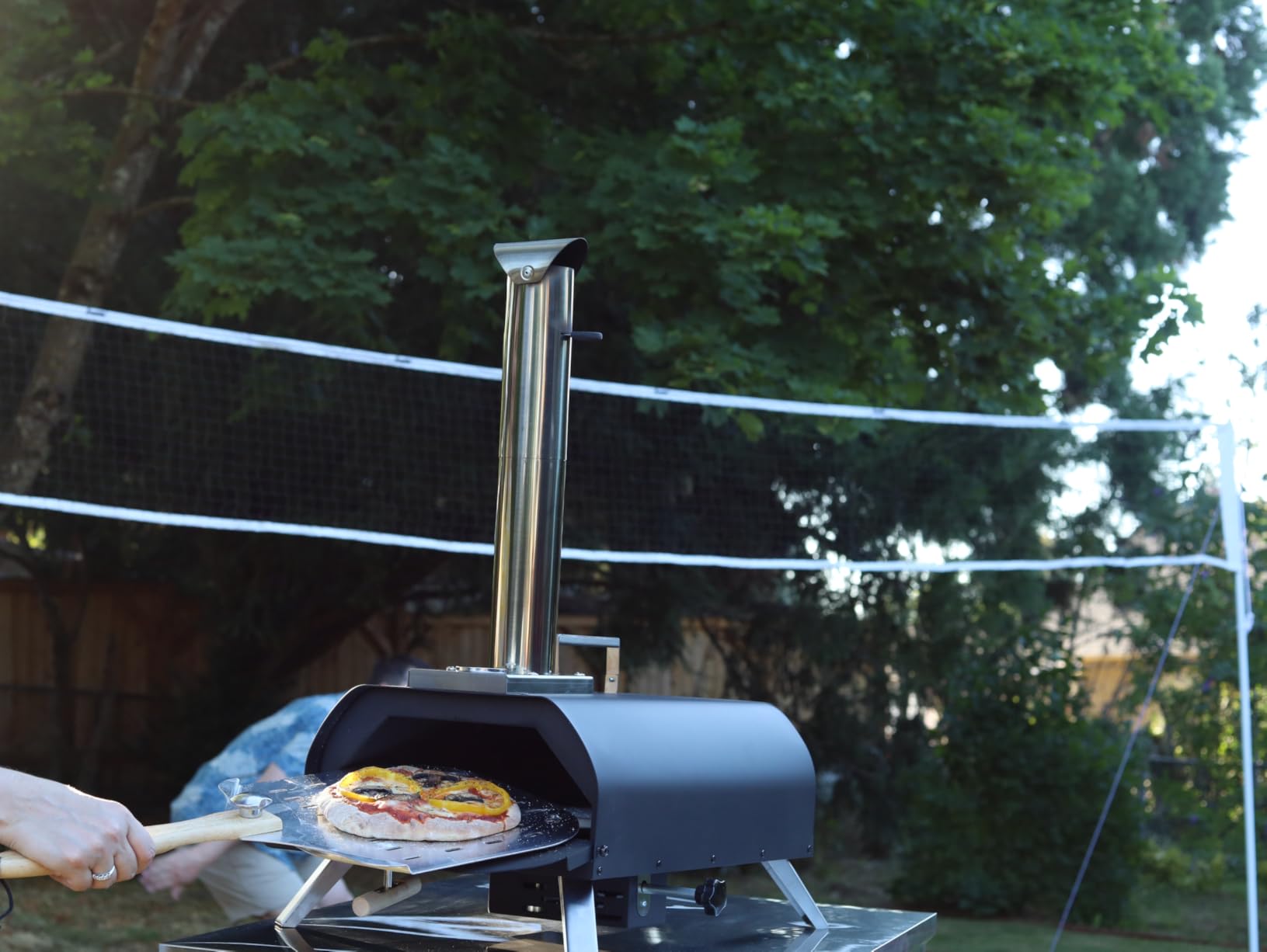SizzleDelite Outdoor Pizza Oven Wood Pellet 12 inch customer photo 1