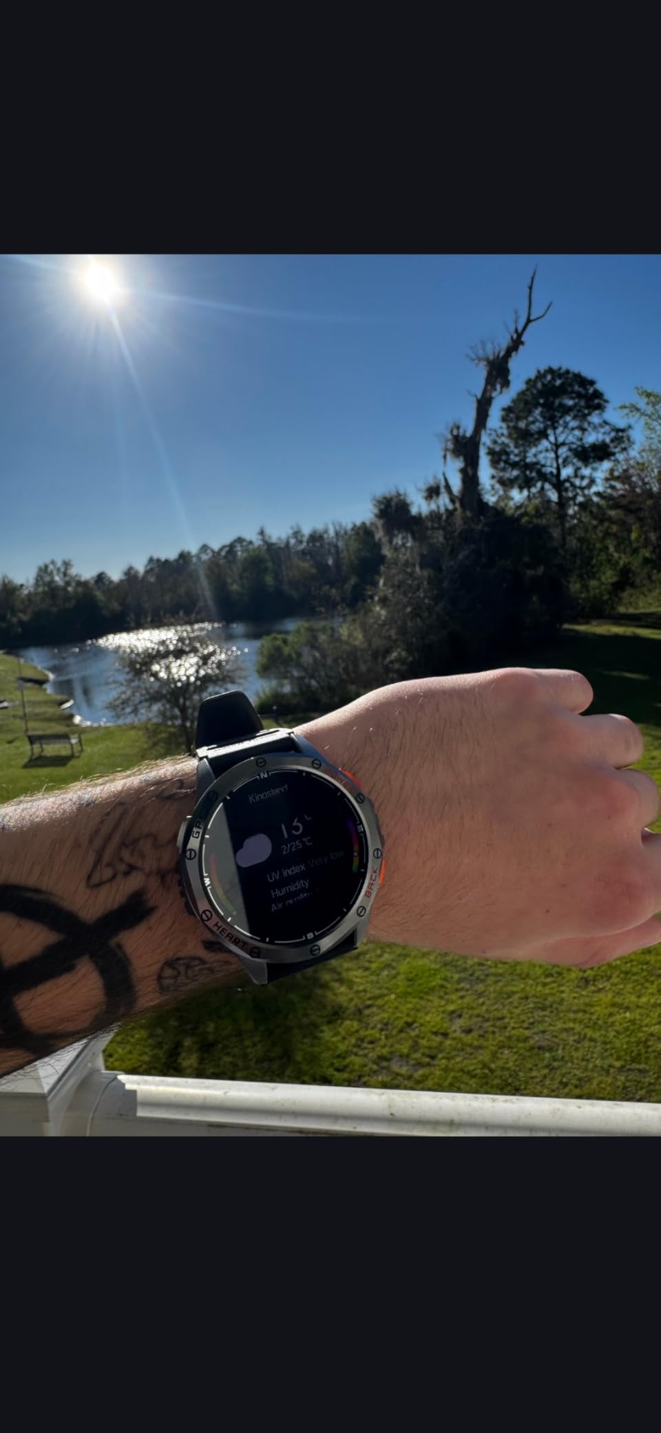 Military Smart Watch for Men, Built-in GPS, 30-day standby, 1.43