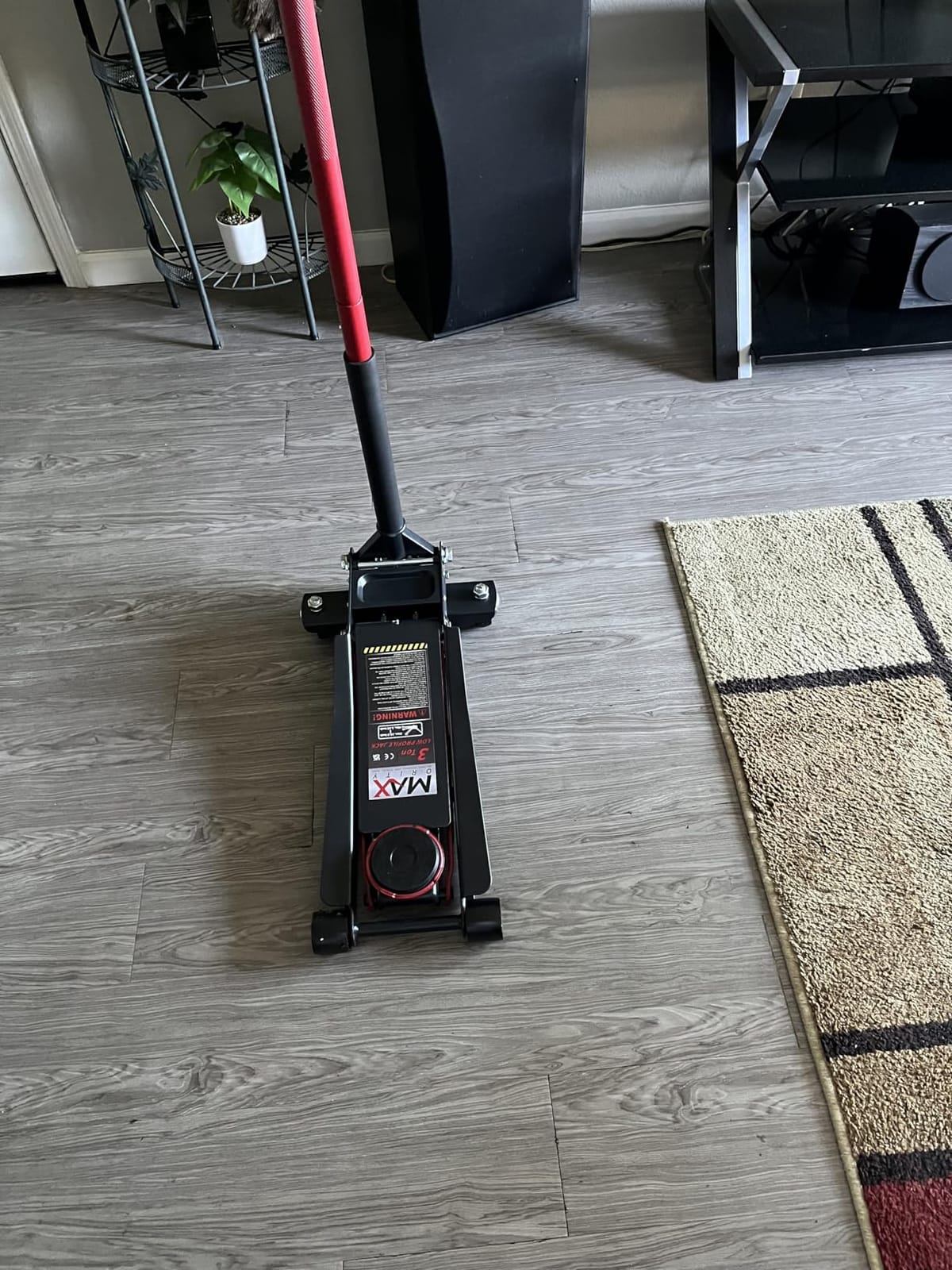 Maxority 3-Ton (6600lbs) Low Profile Hydraulic Heavy-Duty Steel Floor Jack with Dual Pistons Quick Lift Pump, 3 Ton Low Profile customer photo 2