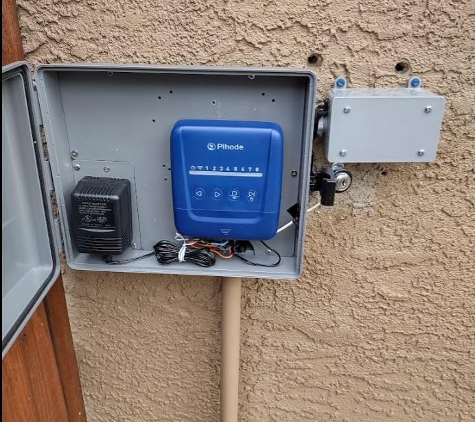 8 Zone Smart Sprinkler Controller with Local Weather Intelligence and Atmosphere Lights, Automated Watering and App Control WiFi Irrigation System, Save Water Through Rain Skip customer photo 1