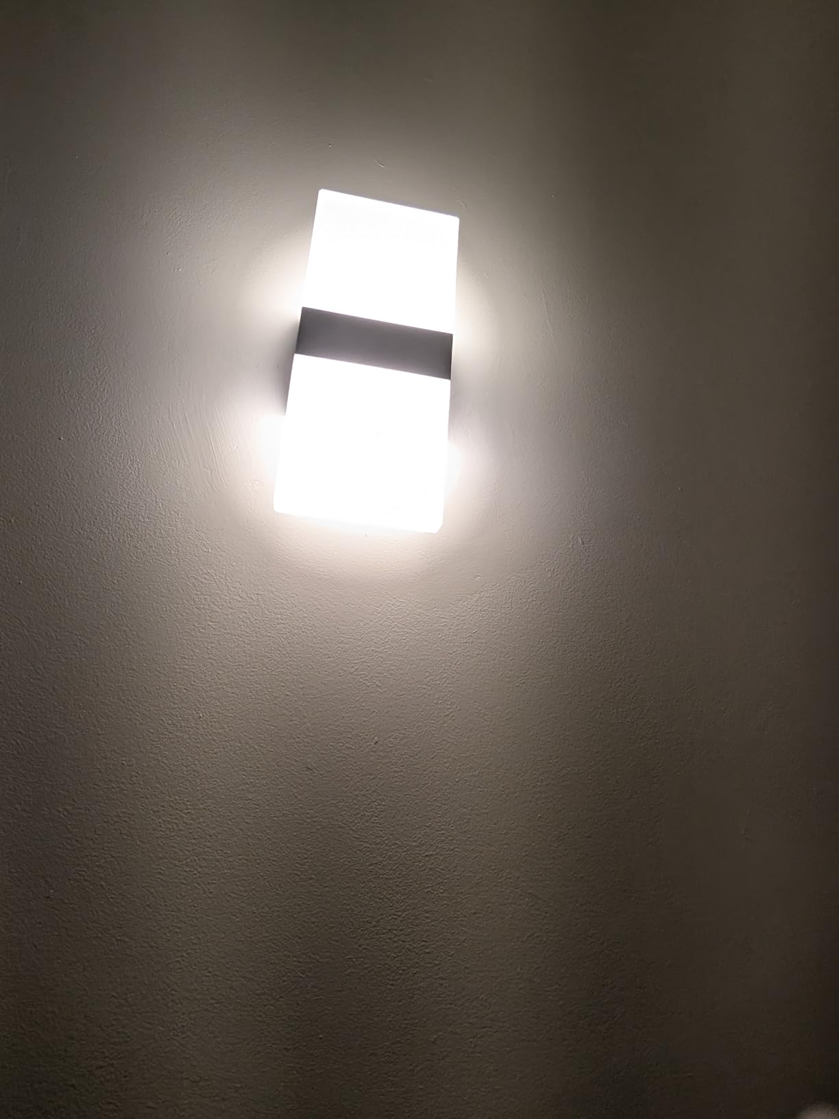 ASD 14 Inch Indoor LED Wall Sconce - 24W 2700K-5000K Dimmable Black Wall Sconce Lights for Living Room, Bedroom, Bathroom, Hallway - Modern Wall Sconces Hardwired, ETL Interior Light customer photo 1