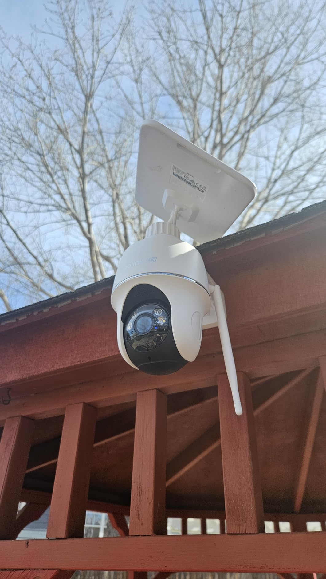 REOLINK Argus PT Ultra 4K Solar Security Camera Outdoor System 4 Pack | Encrypted Local Storage Camera System, 360° Pan Tilt Auto-Tracking, Color Night Vision, Smart Detection, No Monthly Fee customer photo 2