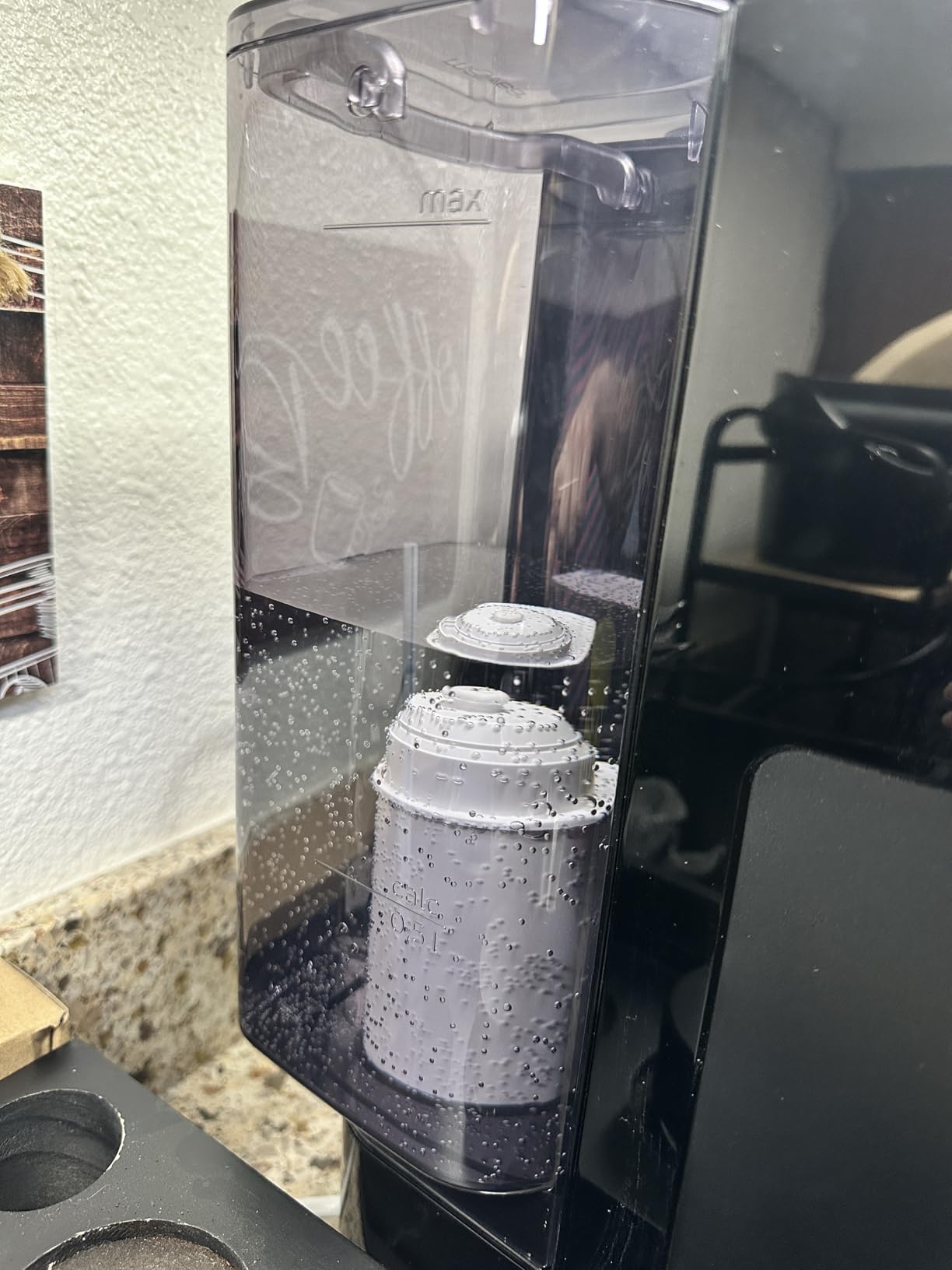 Bosch Fully Automatic Coffee and Espresso Machine - 9 Drinks, Barista Quality, Double Cup Super Coffee Maker - Programmable Machine, Large Bean Capacity - Easy Clean, Maintenance - Black - TPU40109 customer photo 2