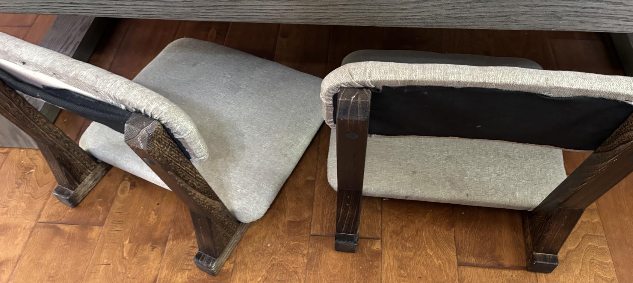 Meditation Floor Chair with Back Support, Tatami Seat | Ergonomic back support for floor sitting, Paulownia-wood non-folding frame, 5-min assembly for tatami, kotatsu customer photo 1