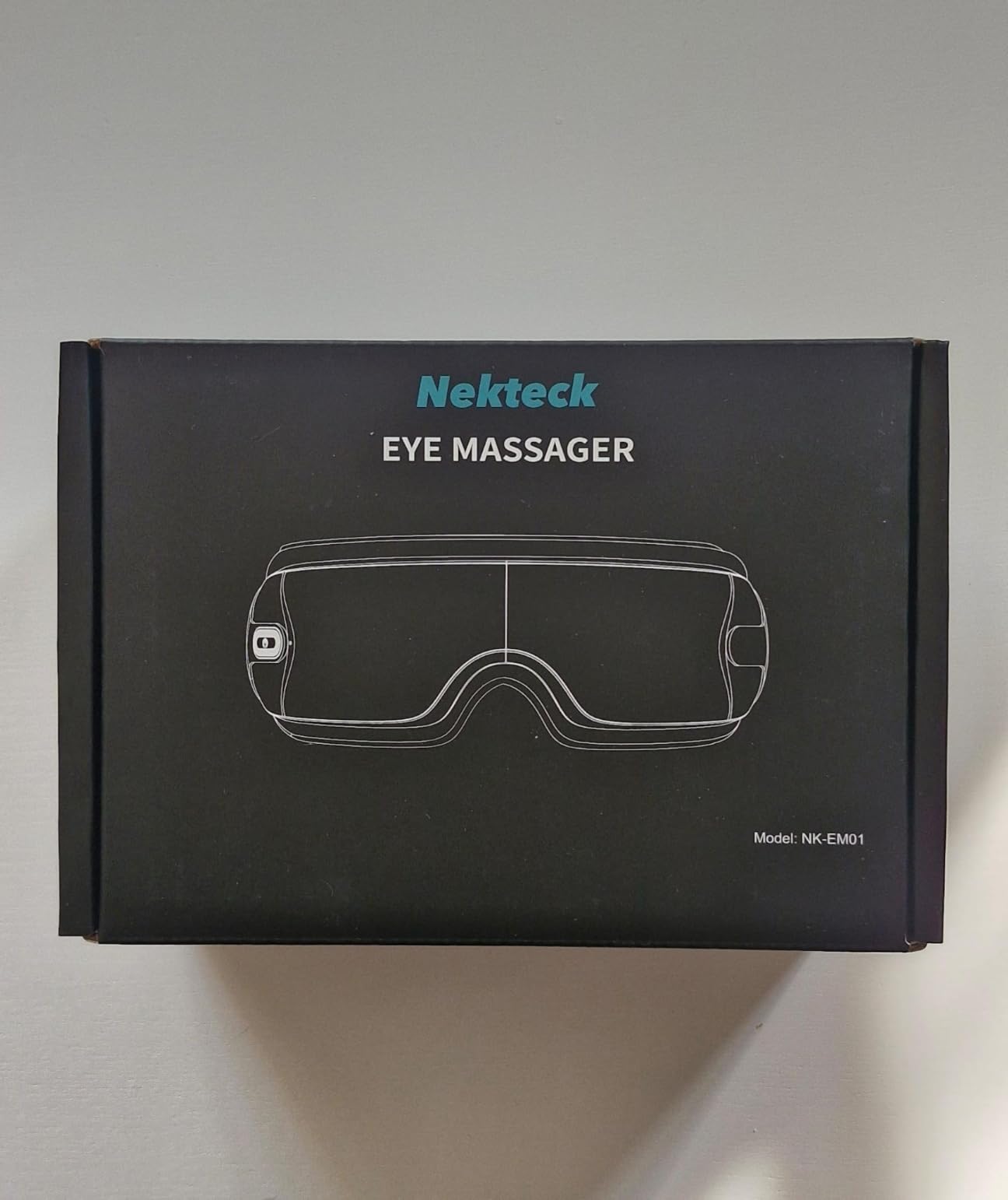 Nekteck Eye Massager with Heat & Air Pressure for Eye Strain, Dry Eyes | Heated Eye Mask for Head Tension, Ideal Gifts for Women Men Him Her, Skin-friendly Protein Leather Material customer photo 1