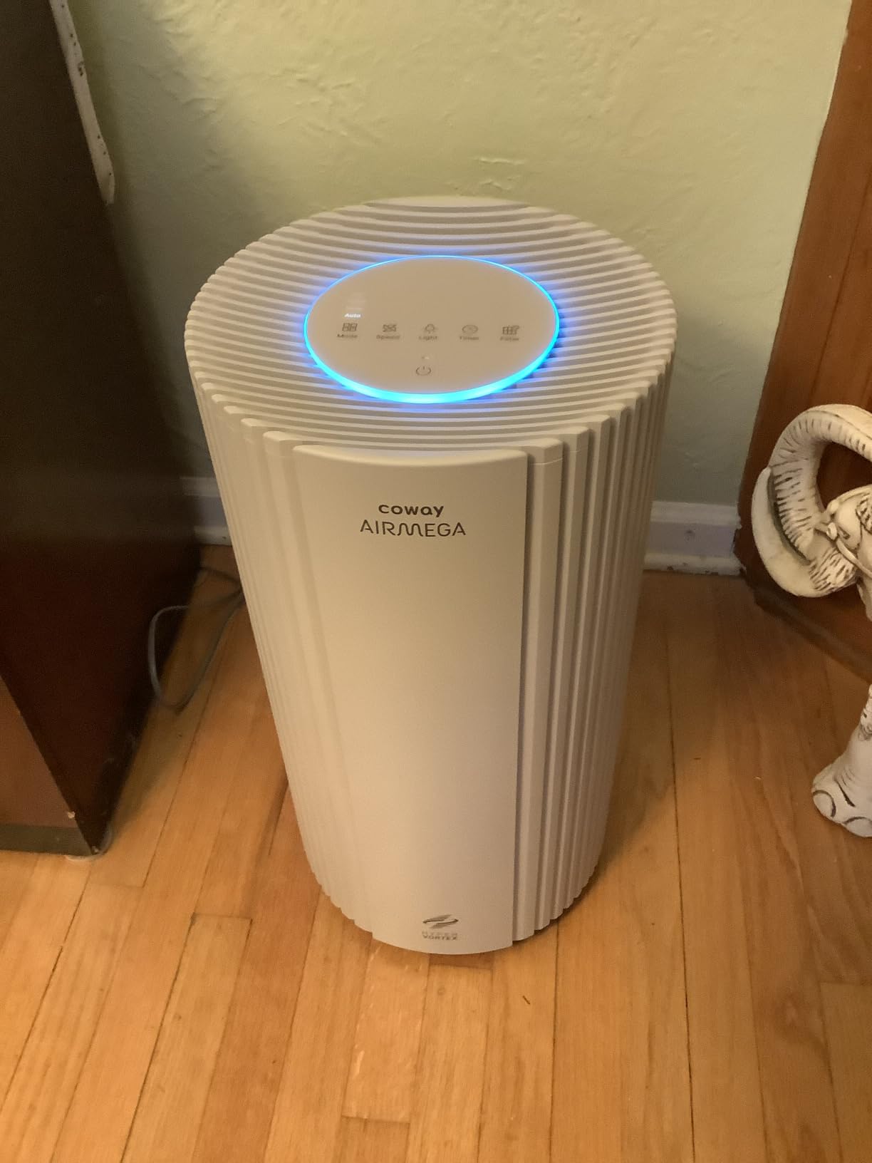 COWAY Air Purifier for Large Room Whole Home Up to 2,640 ft², HEPA Filter for Smoke, Allergen, Pet Dander, Odor, PM 10 AQI, Turbo Eco Mode, Timer, Energy Star, 3yr Warranty, Airmega 350 Beige customer photo 2