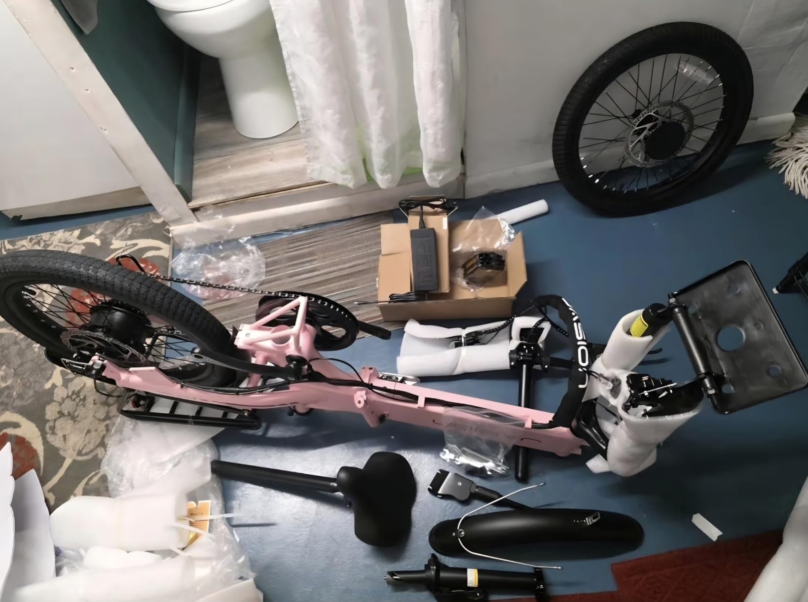 Jasion EB6 Foldable Electric Bike for Adults,【1200W Peak Motor, 25 MPH, 50 Miles Range】 20