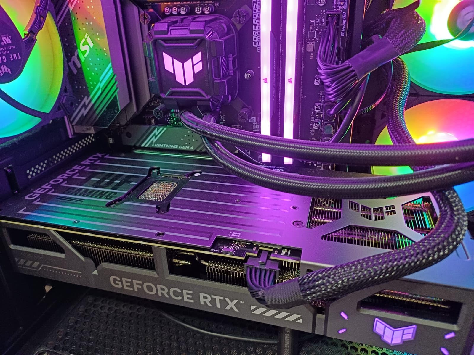 ASUS TUF Gaming GeForce RTX 5070 12GB GDDR7 OC Edition Gaming Graphics Card | PCIe 5.0, HDMI/DP 2.1, 3.125-slot, Military-grade Components, Protective PCB Coating, Axial-tech Fans customer photo 2
