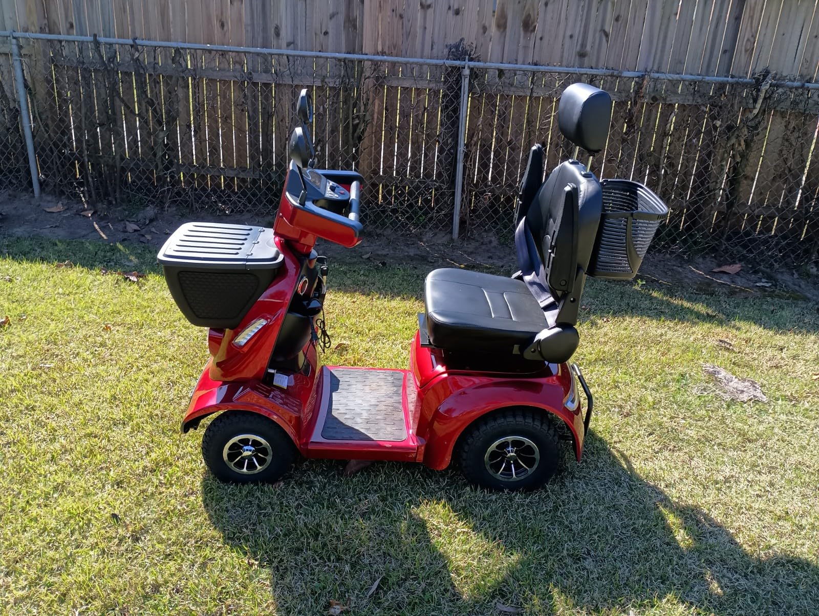 MS02 MAX All Terrain 1000W Electric Mobility Scooter for Adults& Seniors - 500LBS Load & 32 Miles Range Powerd Wheelchair Device w/Off-Road Absorber, Bluetooth Speaker, Dual Baskets, LED Light System customer photo 1
