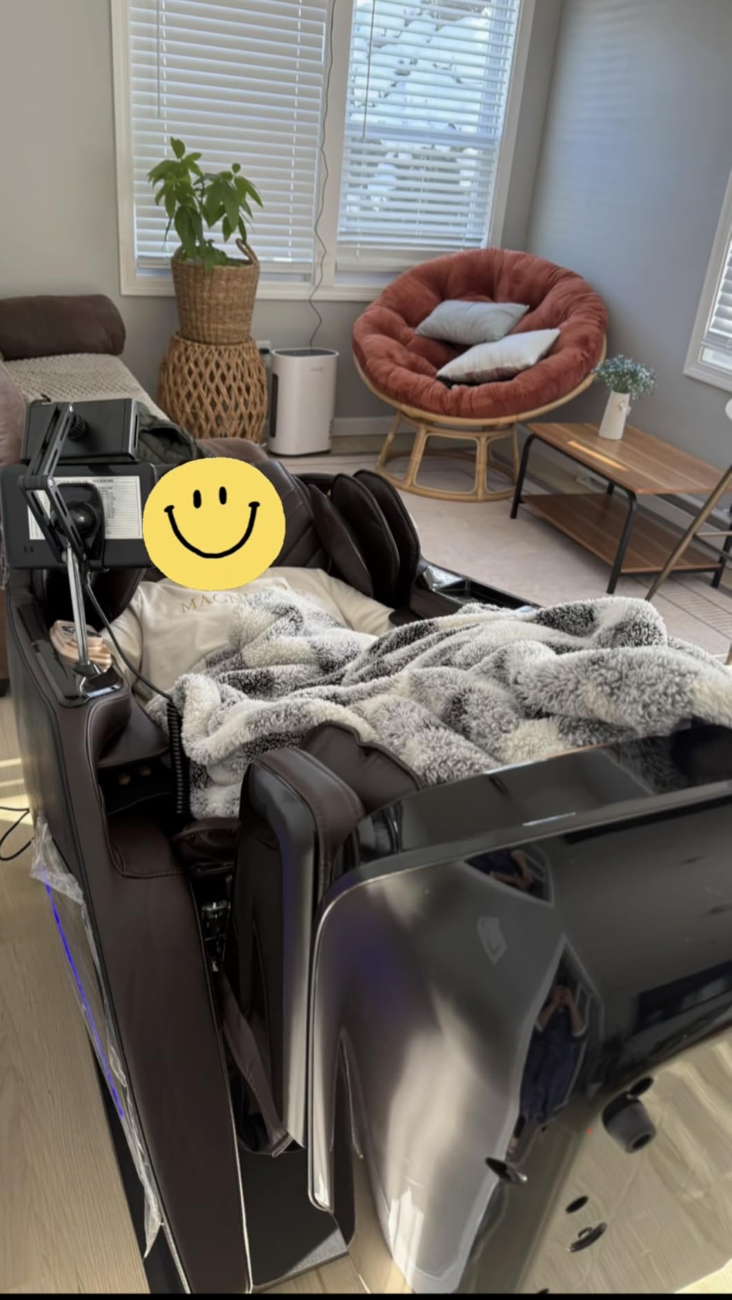 4D Massage Chairs Full Body, Zero Gravity SL-Track Shiatsu Massage Chair Recliner, Core Heating, 20 Massage Techniques, Deep Yoga Stretch, Foot Rollers, Ai Voice, Touch Screen, Wireless Charging customer photo 1