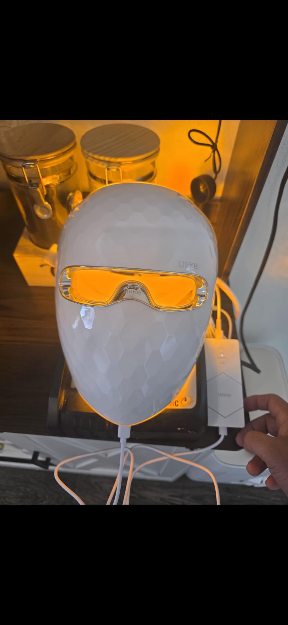 Ulike Red Light Therapy Mask for Face,360° full face coverage customer photo 1