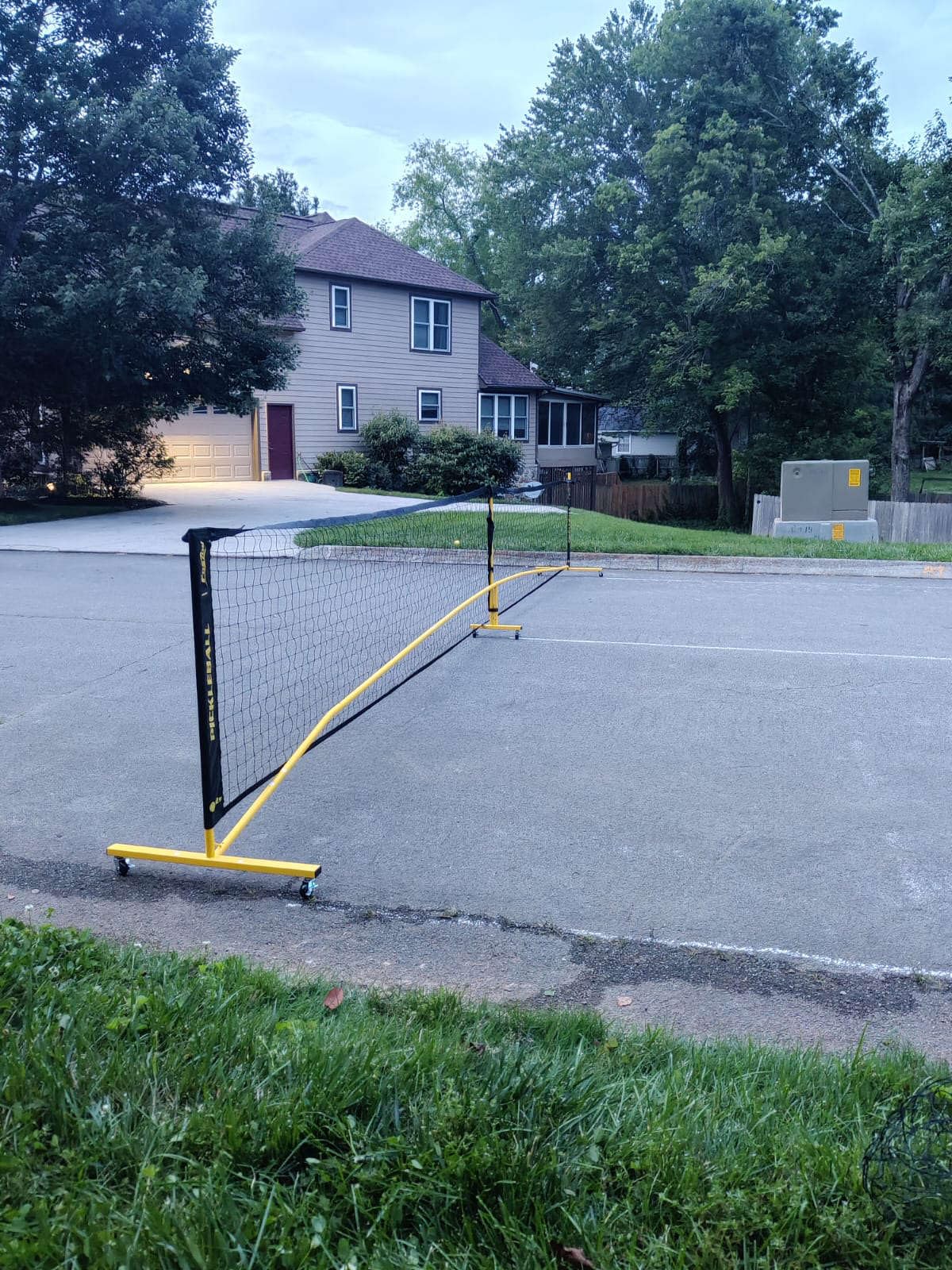 Fostoy Pickleball Set Net with 4 Paddles Pickleballs, 6FT/11FT/22FT | Portable 3-in-1 Pickleball Net with Wheels, Carry Bag, Steady Metal Frame Designed for Backyards, Driveways, and Garages customer photo 2