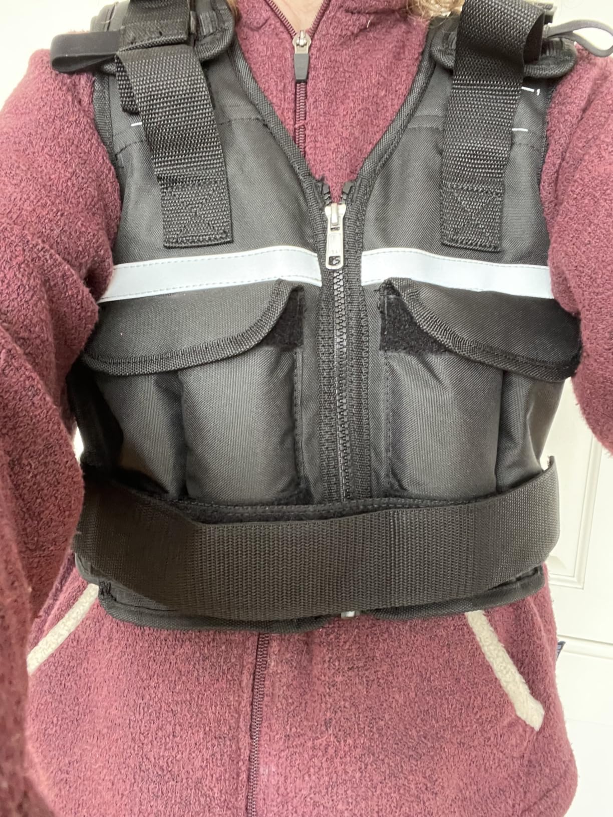 Sportneer Adjustable Weighted Vest Weights: 2-18 lbs/2-42 lbs Washable Weight Vest customer photo 2