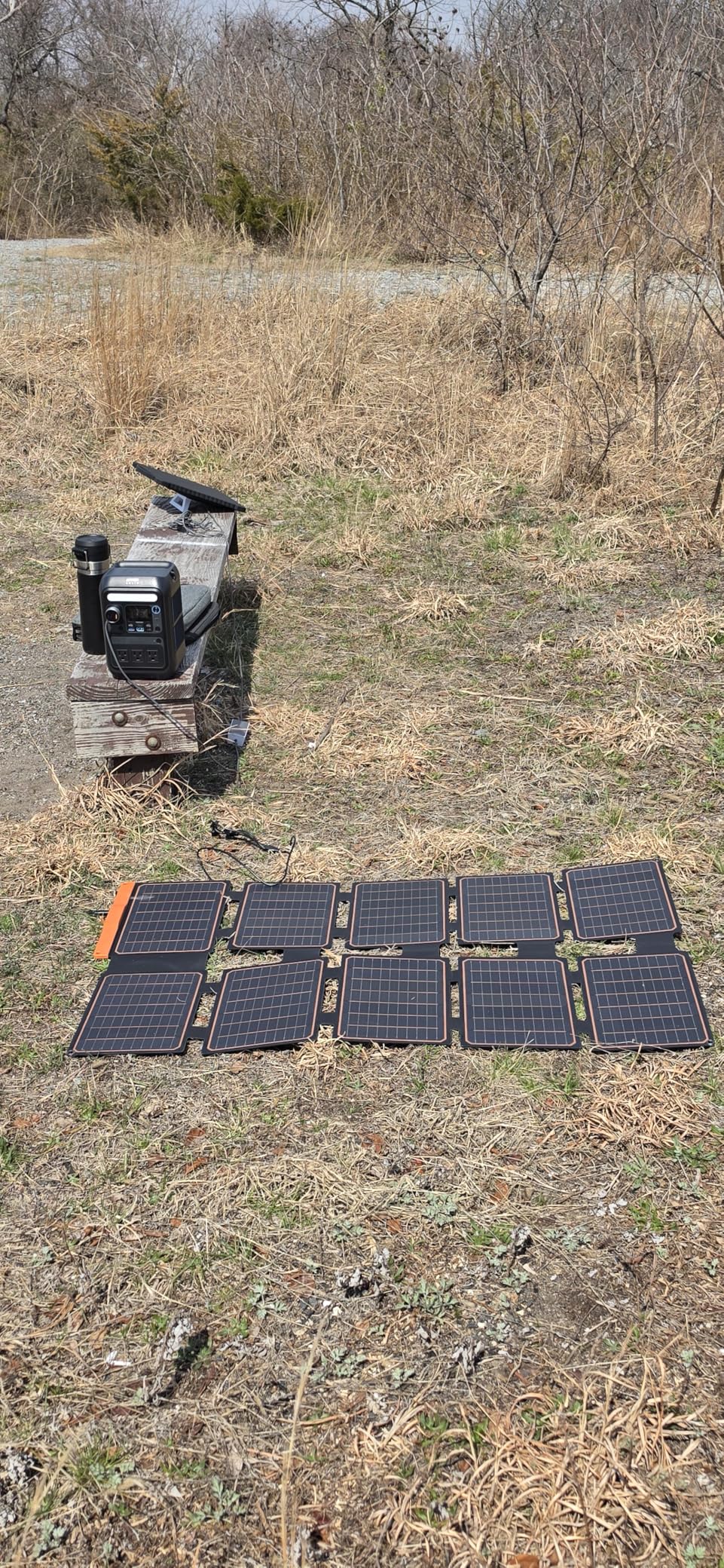 FlexSolar 100W Portable Solar Panels Chargers with PD3.0 USB-C,QC3.0 USB-A and DC Outputs Foldable IP67 Waterproof Power Emergency Camping for Small Power Station Generator,Phones, Power Banks customer photo 2