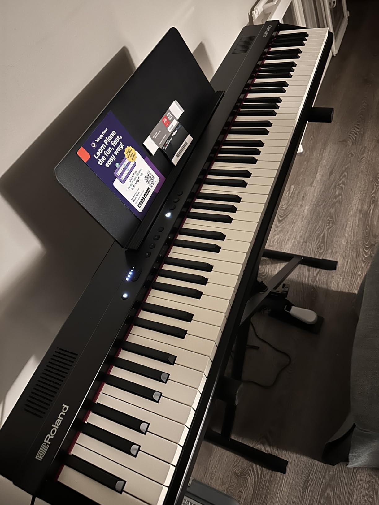Roland GO:PIANO88PX Entry-Level Portable 88-Note Digital Piano, Premium Performance, Lightweight Design, Powerful Learning Features, Battery-Powered, Bluetooth & MIDI Connectivity customer photo 2
