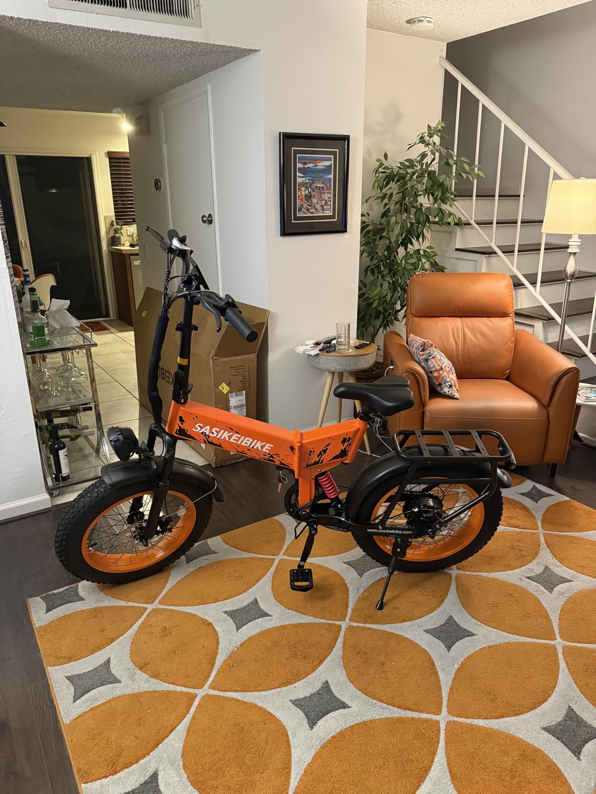 1500W Folding Electric Bike for Adults, 52V 20AH Large Removable Battery E Bike, 70 Miles Max Range, 20