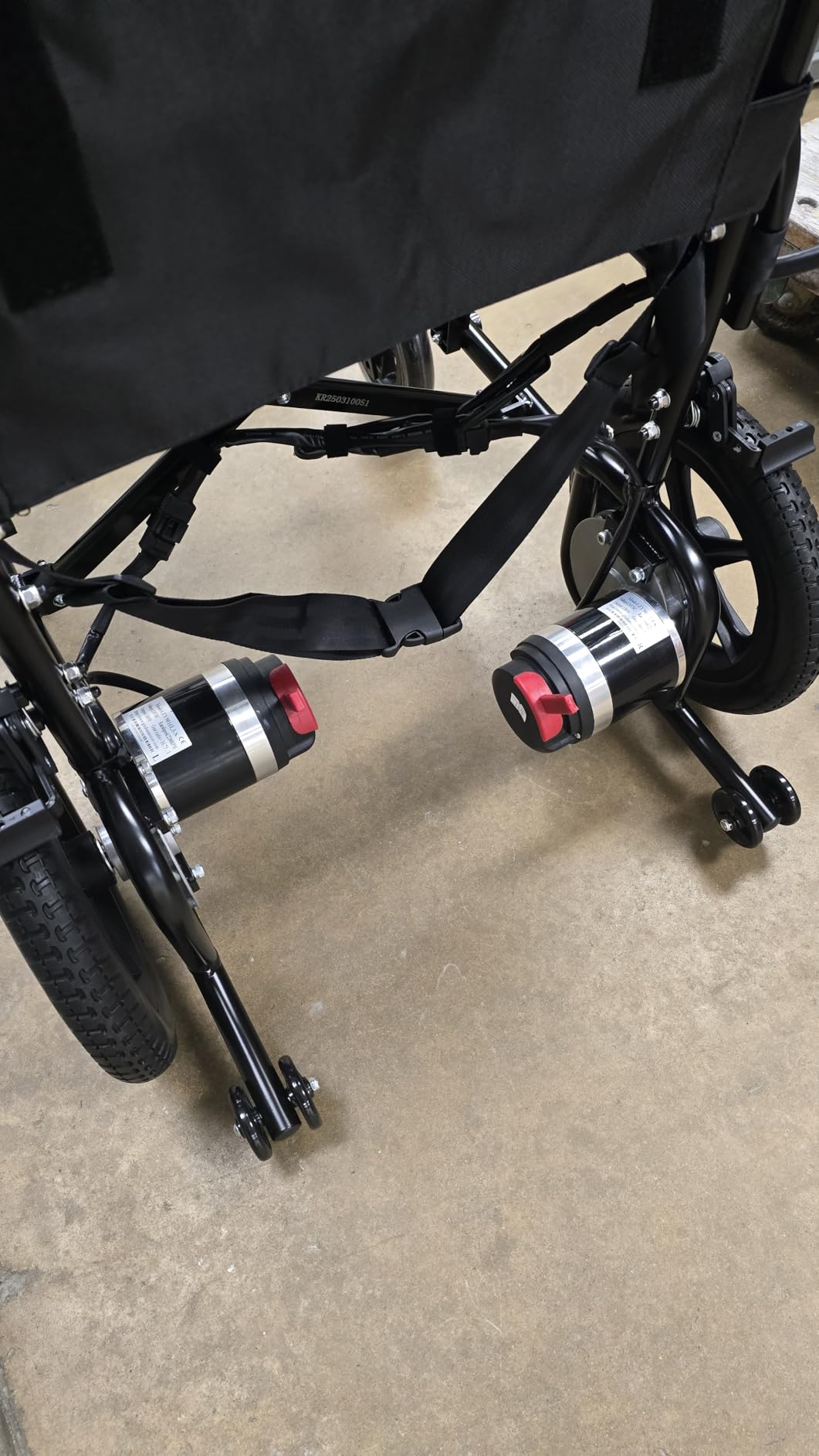 Vive Lightweight Electric Wheelchair for Adults - Foldable Power Wheel Chair, Collapsible, Folding, Ultralight, Motorized, Light Weight Travel Senior Carbon Fiber Mobility Aid - Weighs 39 lbs customer photo 2