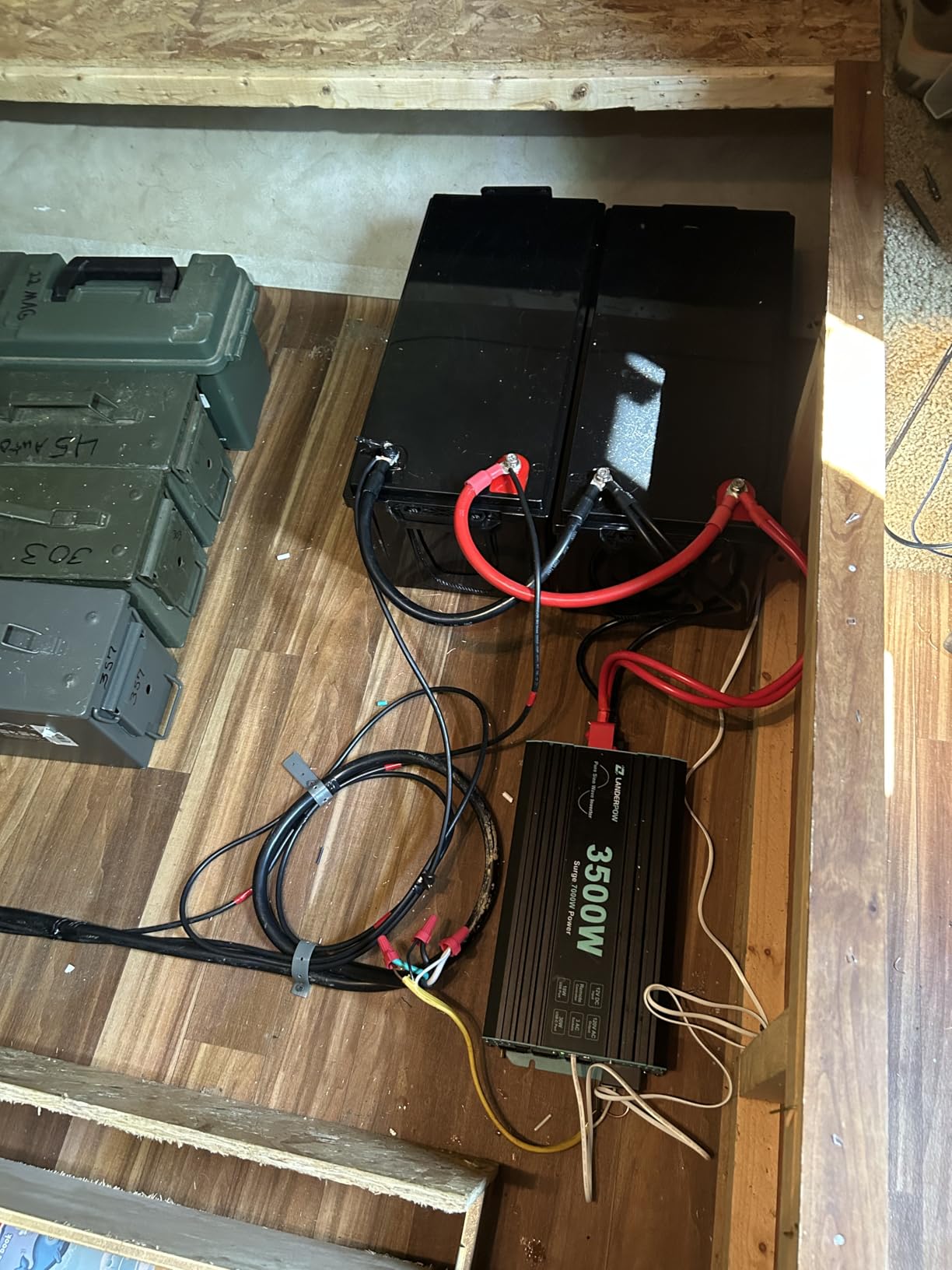 12V 200Ah LiFePO4 Lithium Battery, Max. 2560Wh, 15000 Deep Cycle Battery | Low Temp Protection Lithium Iron Phosphate Battery for Home Energy, RV, Trolling Motor, Marine, Solar, Off-Grid customer photo 2