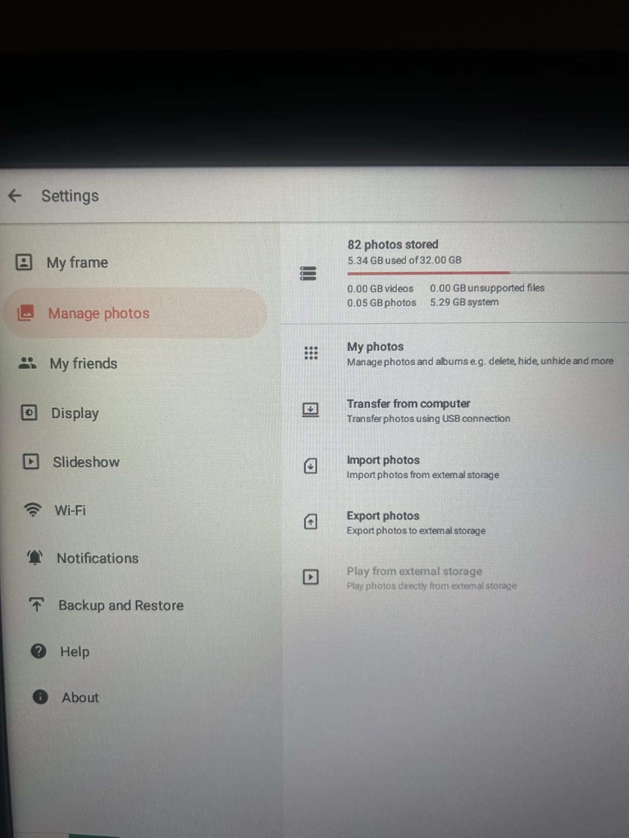 Frameo 15.6