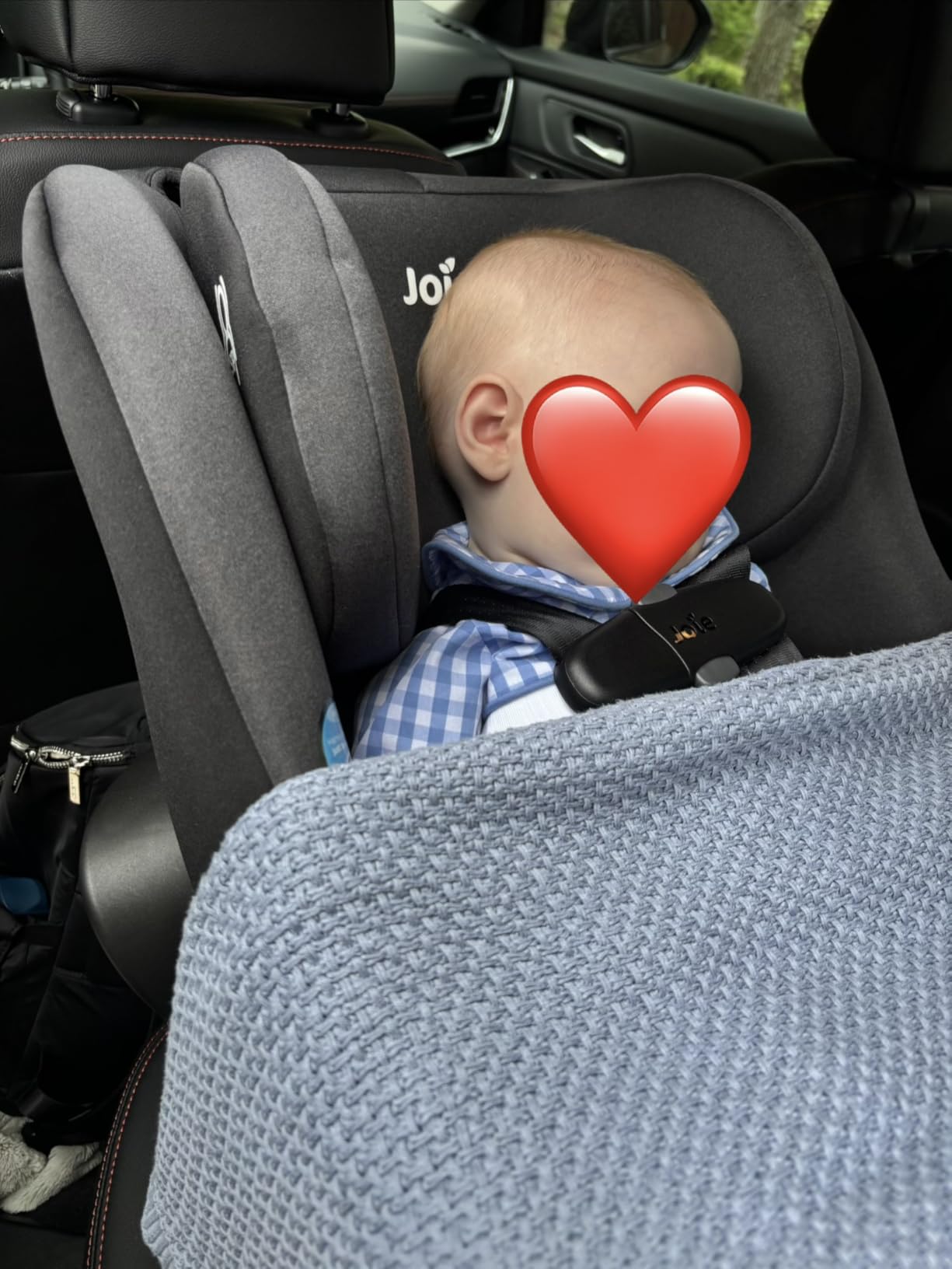 Joie Baby, Chili Spin SI 360 Rotating 2-in-1 Convertible Car Seat, Rear and Forward-Facing, No-Rethread Harness, Side Impact Protection (Dove) customer photo 2