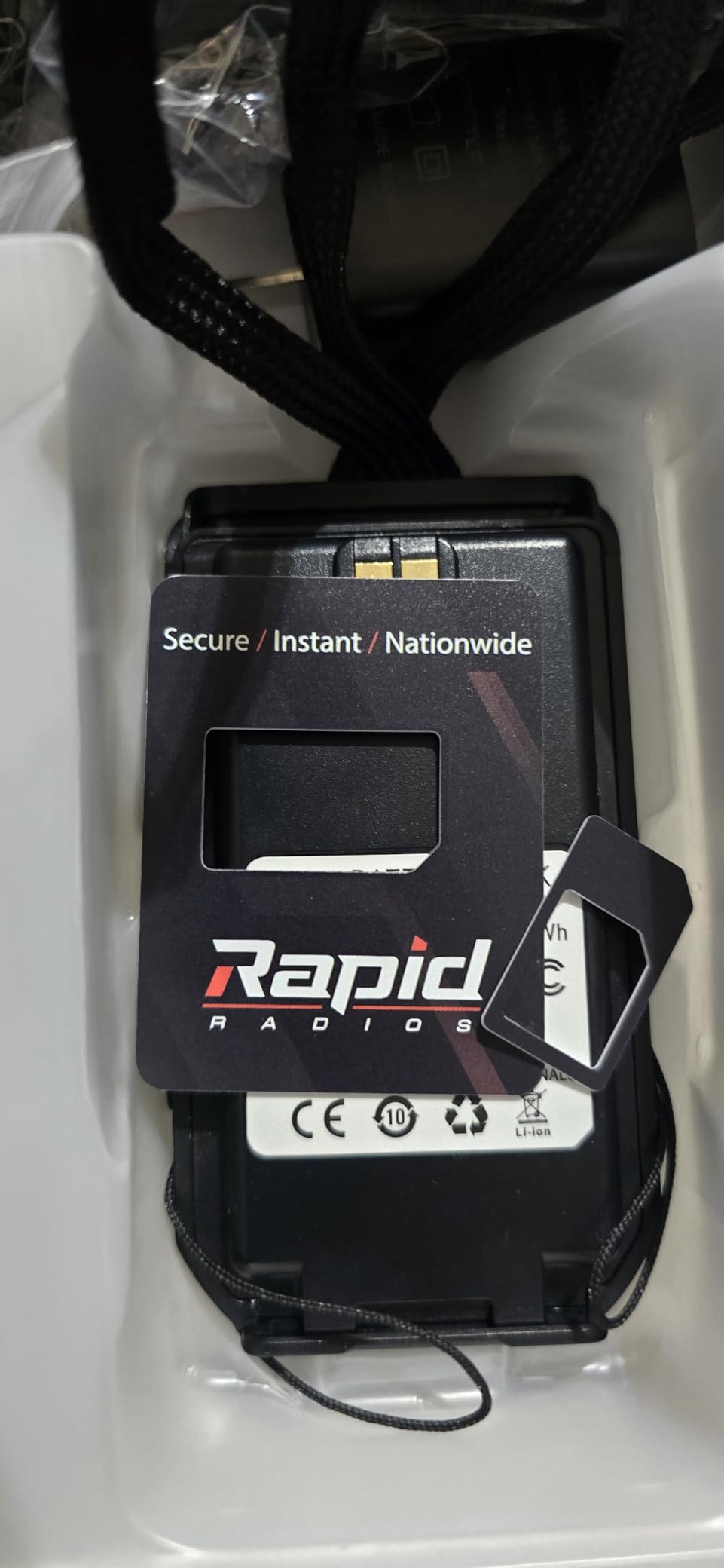 Rapid Radios G1 - Nationwide LTE Walkie-Talkies - Unlimited Range Cellular Push-to-Talk Two-Way Radios Set customer photo 1