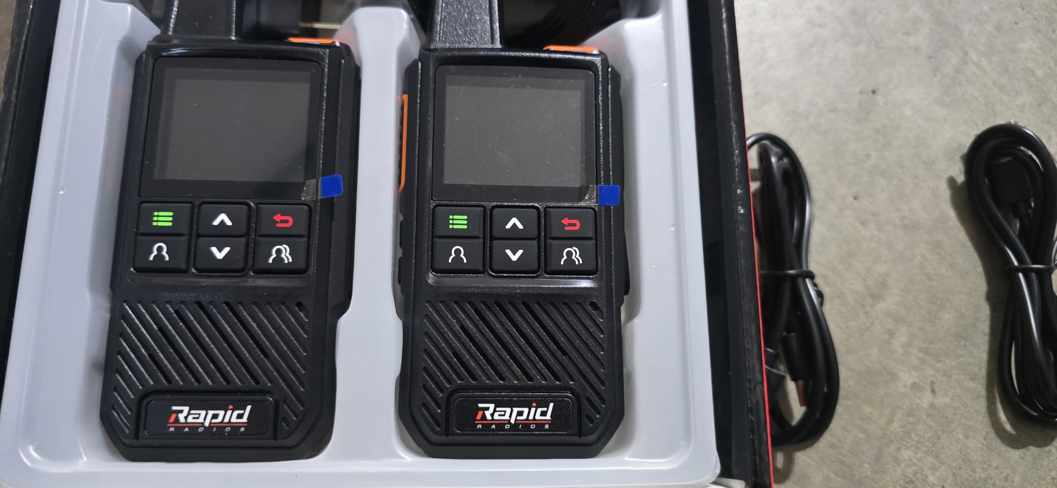 Rapid Radios G1 - Nationwide LTE Walkie-Talkies - Unlimited Range Cellular Push-to-Talk Two-Way Radios Set customer photo 2