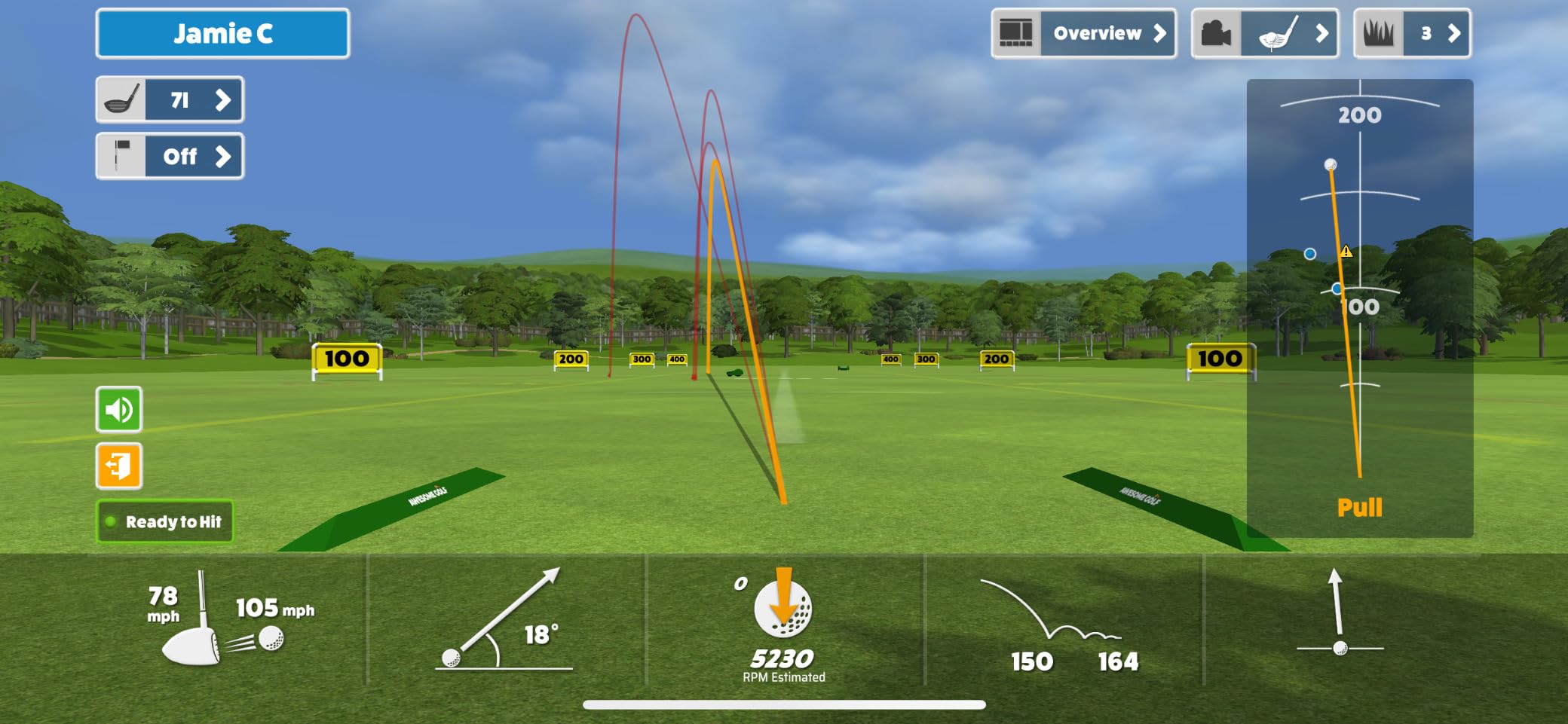Rapsodo MLM2PRO Mobile Launch Monitor Golf Simulator | 3 ProV1 Balls | Swing Trainer & Shot Tracker for Home & Driving Range | Indoor & Outdoor Golf Training Aid | Dual Camera | 15 Metrics customer photo 1