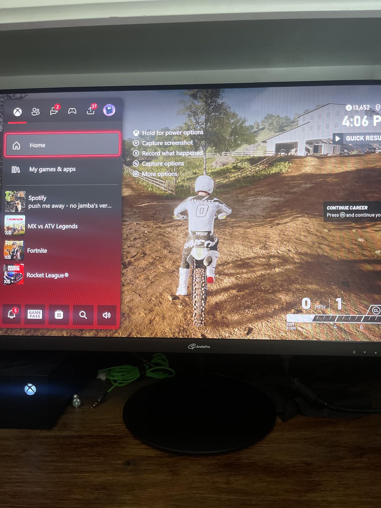 ArcticPro 24 Inch Gaming Monitor 144Hz, FHD 1080p Computer Monitor, IPS, Adaptive Sync, 110% sRGB, 1ms, 3-Sided Frameless, Ultra Slim, VESA, Anti-Blue Light Design, HDMI, DP customer photo 1
