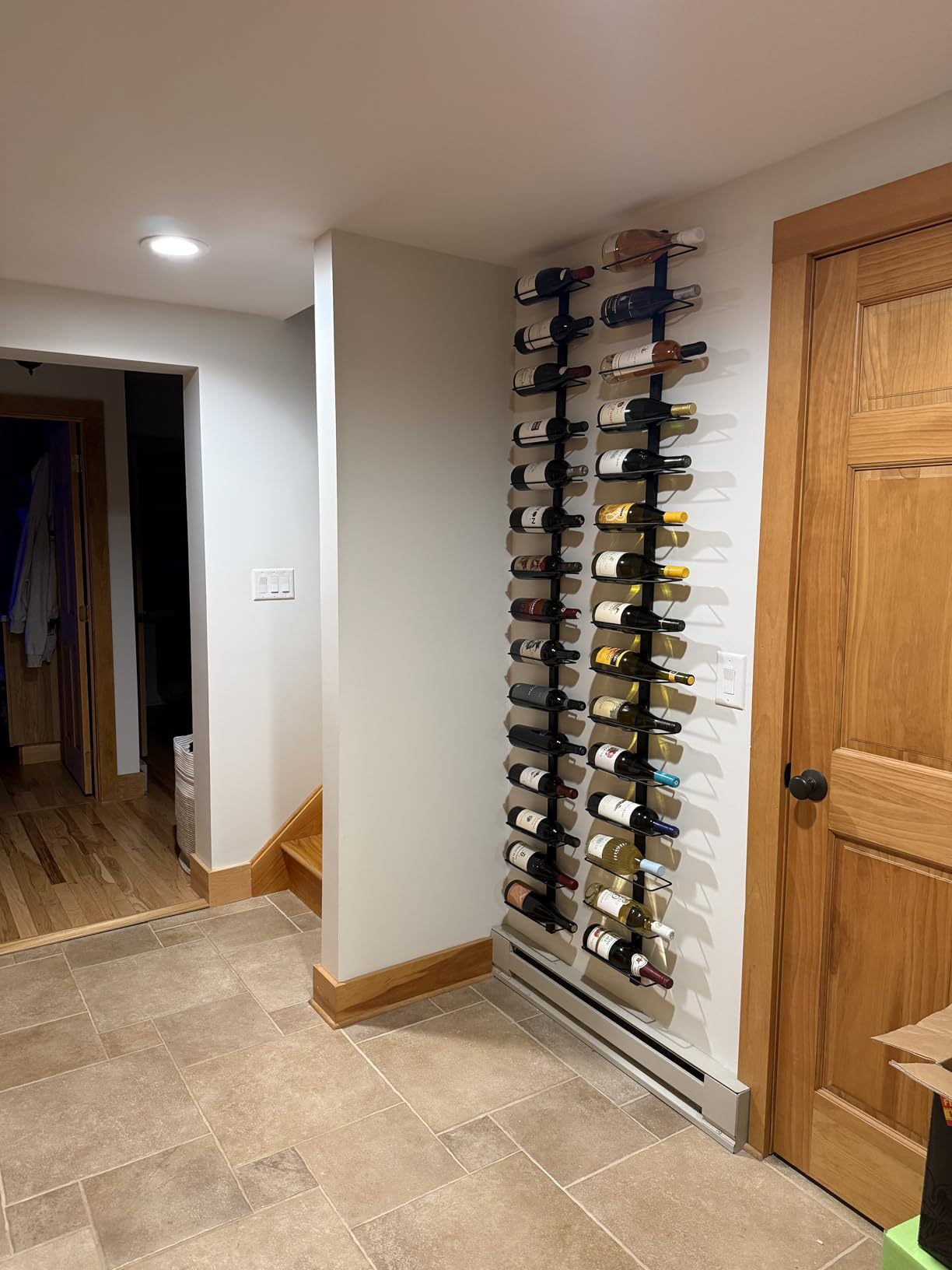 X-cosrack 36 Bottle Wall Mounted Wine Rack, Modular Hanging Wine Rack customer photo 2
