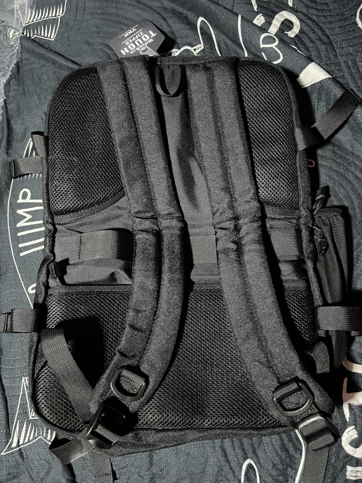 MOZETO TSA Approved Carry On Backpack, Extra Large Tactical Travel Backpack for Men, Airplane Approved Weekender Bag for Flight (Black) customer photo 1
