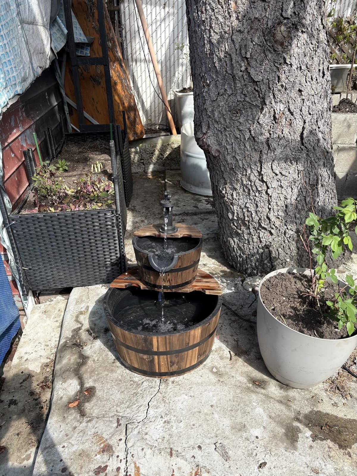 Aoxun 3-Tier Outdoor Water Fountain customer photo 1