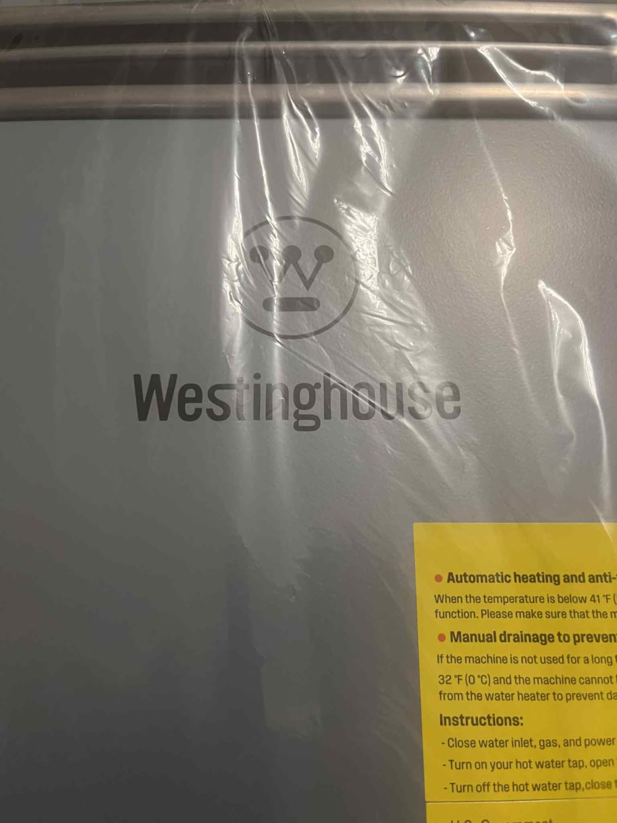 Westinghouse Smart Tankless Water Heater Gas Indoor, 7.9 GPM 180,000 BTU Whole Home Natural Gas Heater, WiFi App Control, ±1°F Temperature Stability, Non-Condensing for 3-5 Fixtures customer photo 1