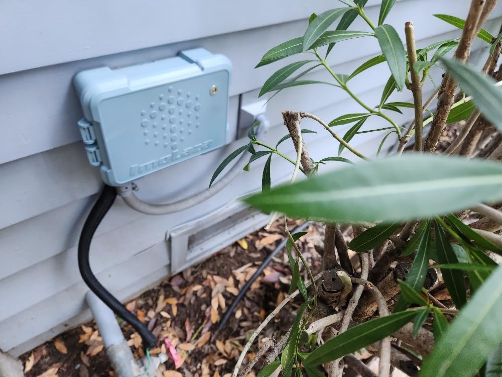 ImoLaza Outdoor Sprinkler Controller, 8-Zone Ultra WiFi Sprinkler Timer | Smart lawn irrigation: water saving, weather-based, soil saturation skip, easy App control, works with Alexa, fault alerts customer photo 2