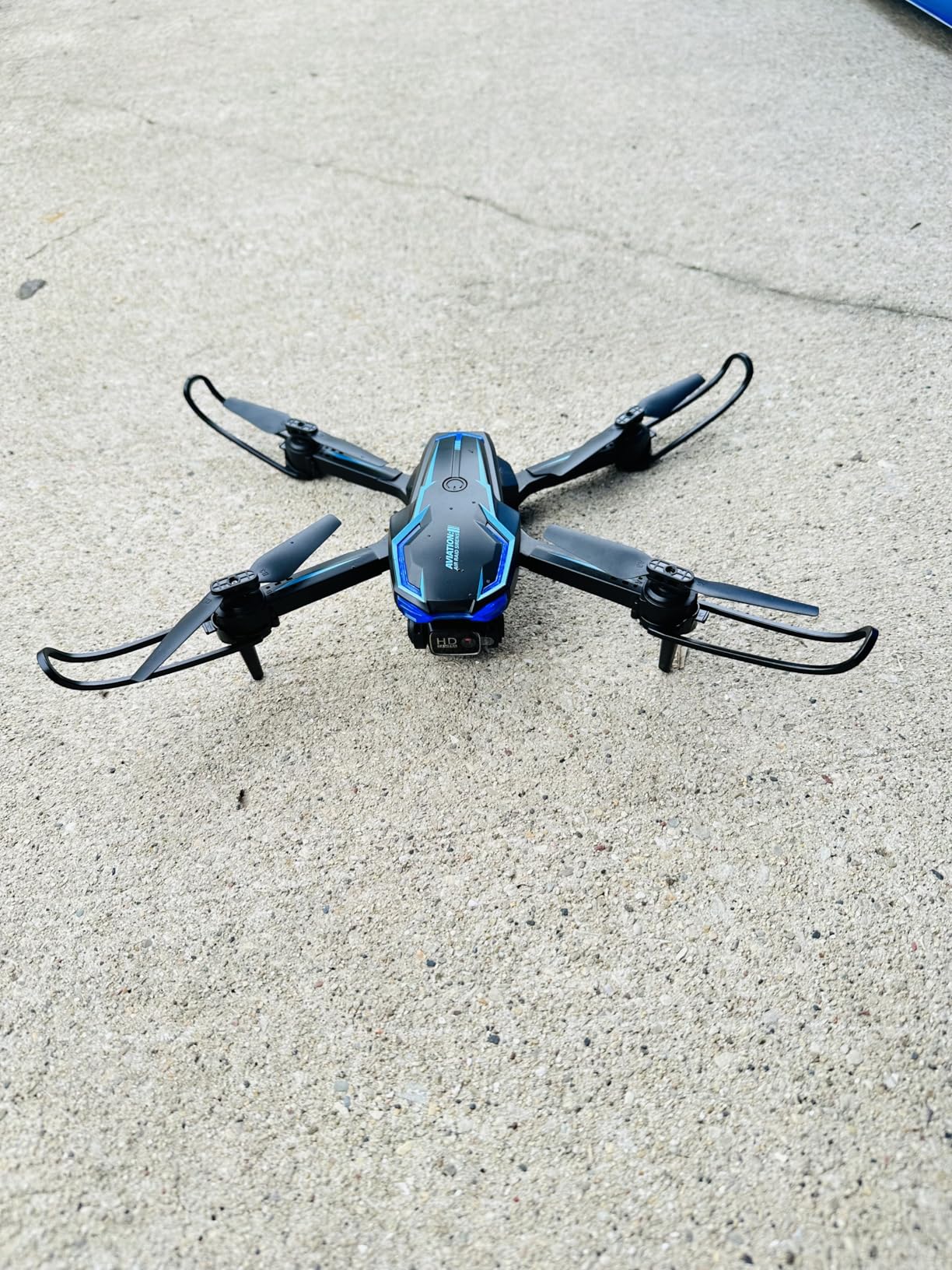 Drone with Camera for Adults, 2K HD FPV Drones with Upgrade Altitude Hold, One-Key Take Off/Landing, Speed Adjustment, Headless Mode, 2 Batteries, Toys Gifts for Teen Boys Girls, Beginner customer photo 1