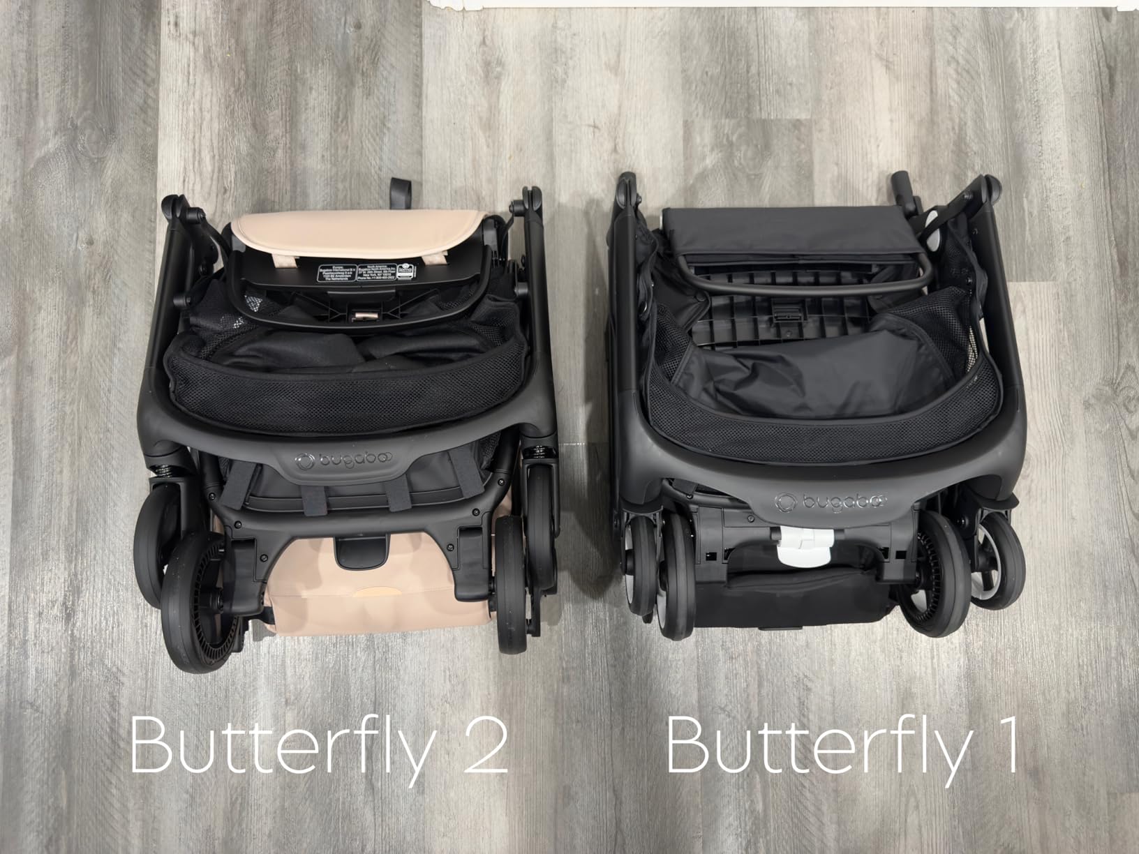 Bugaboo Butterfly 2 Ultra-Compact Travel Stroller One-Second Fold | Airplane carry-on approved, reclining seat, suspension wheels, adjustable footrest, Forest Green customer photo 2
