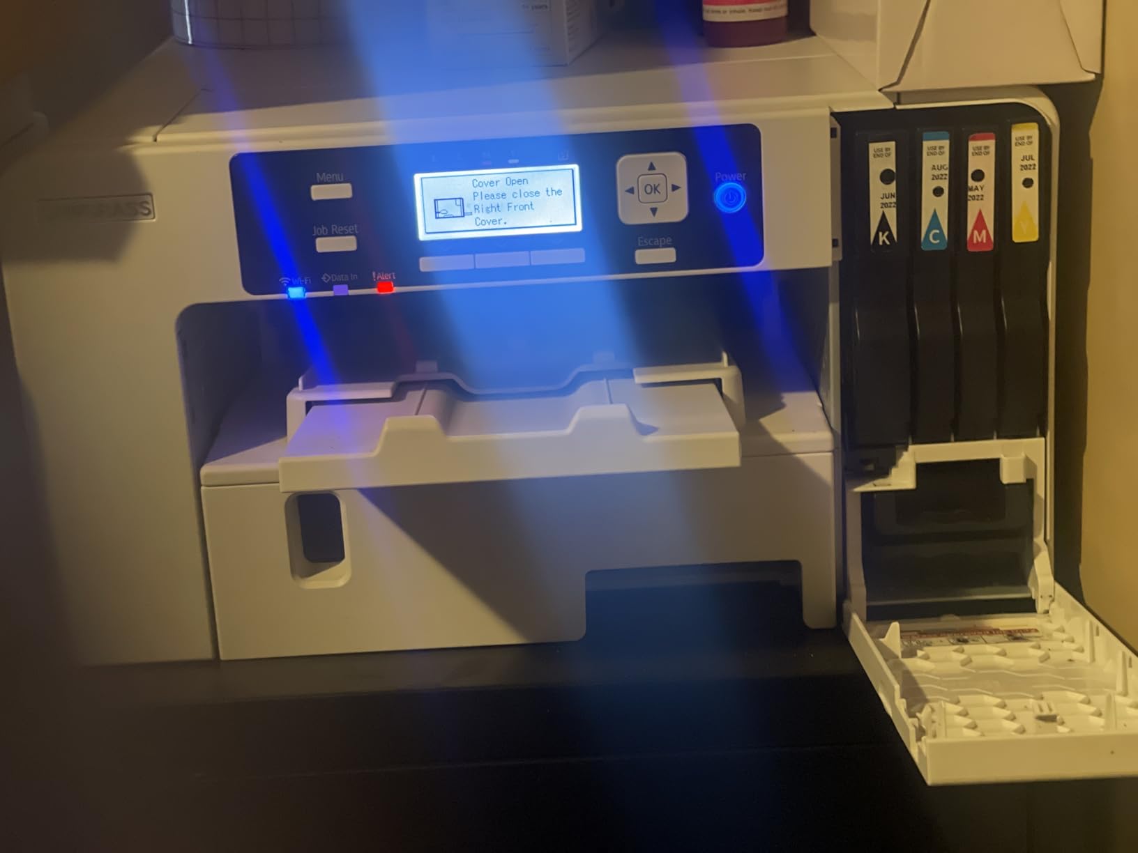 Sawgrass SG500 Sublimation Printer, 31 mL Inks and Paper Bundle | Includes 4 Pack of 31 mL SubliJet UHD inks and TruePix paper. Anti-clog sublimation printer with 3 year warranty customer photo 1
