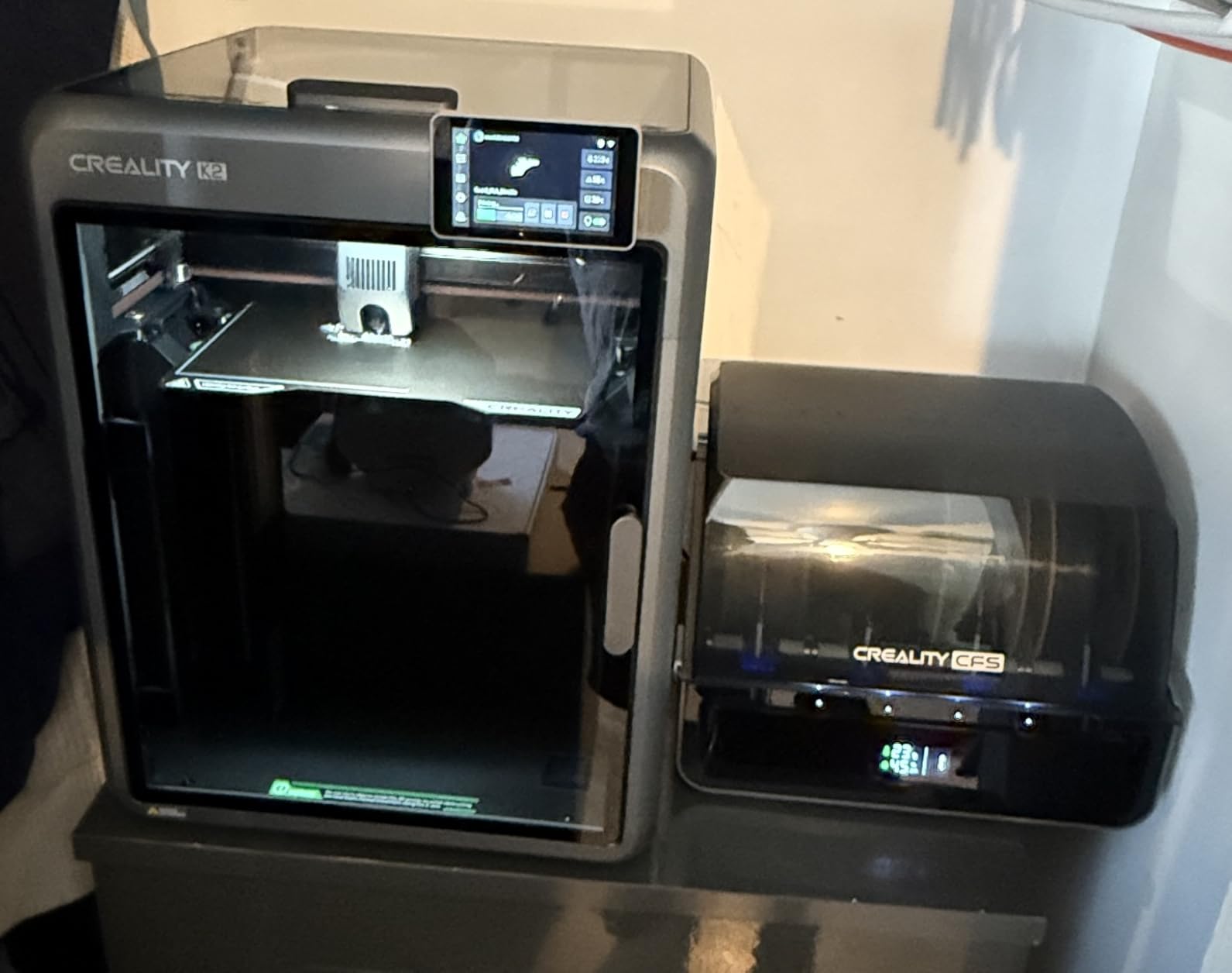 Creality K2 Combo (A) 3D Printer, Multicolor Printing with CFS, 600mm/s Printing Speed, 95% Pre-Assemble, Smart AI Camera & Auto Leveling, Next-Gen Direct Drive Extruder, Build Volume 260x260x260mm customer photo 1
