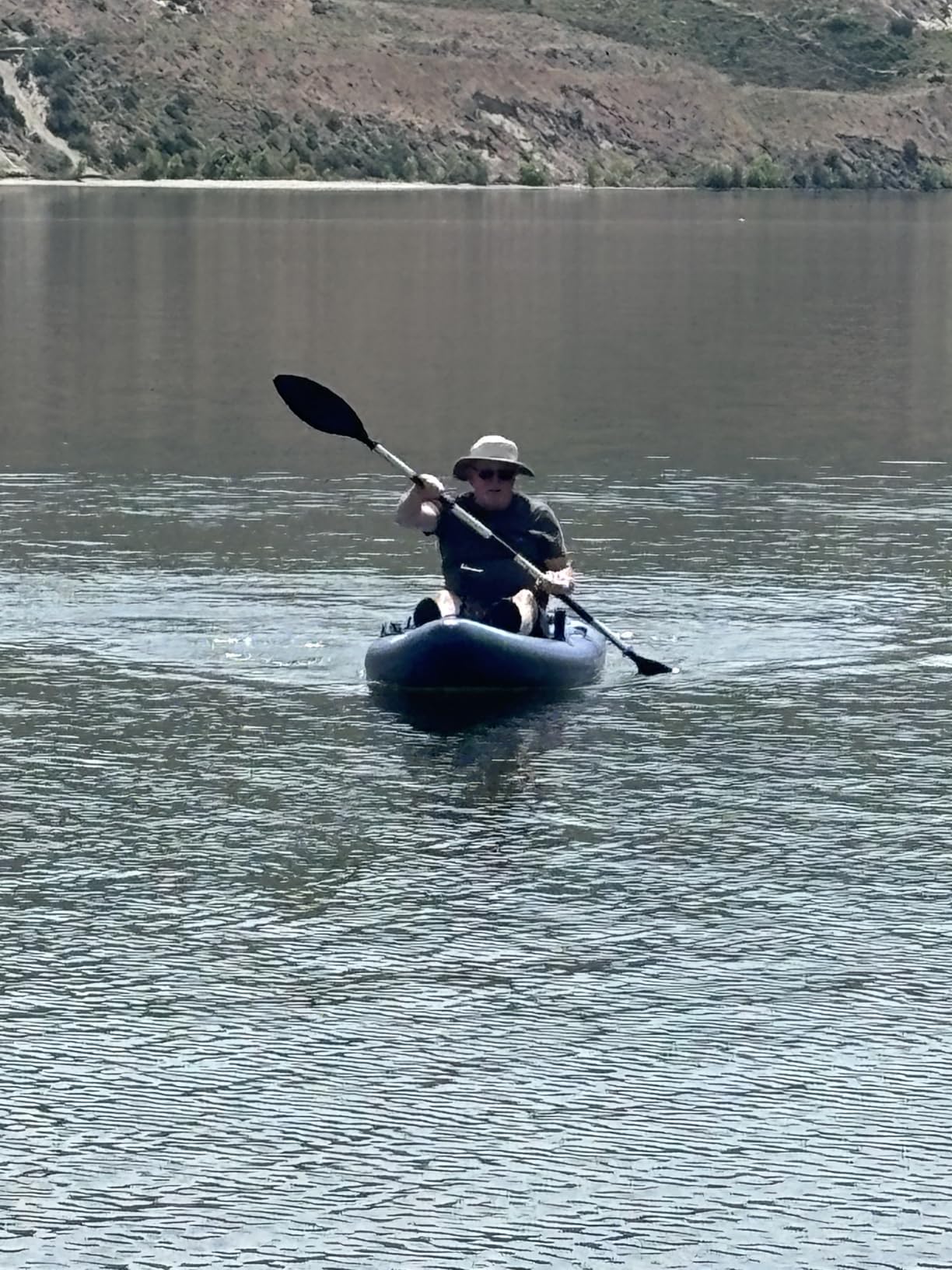 INTEX 68245EP 10.5ft Dakota Quest Sit-On-Top Inflatable Kayak, Kayak Folds into Backpack, 352lbs Capacity, Hand Air Pump, Paddle, Phone/Action Camera Holder Included customer photo 1