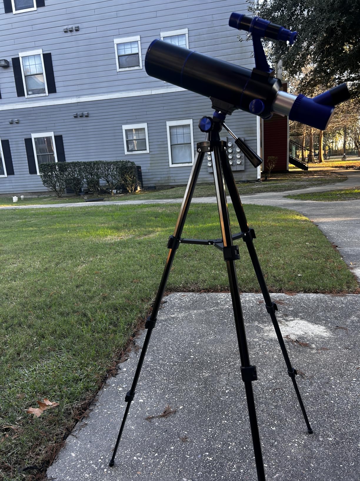 Hawkko 80mm Aperture 500mm Telescope for Kids 8-12 & Adults Beginners | Astronomical Refractor Telescope Kit for Beginners with Decorate Stickers, AZ Tripod, Phone Adapter customer photo 1