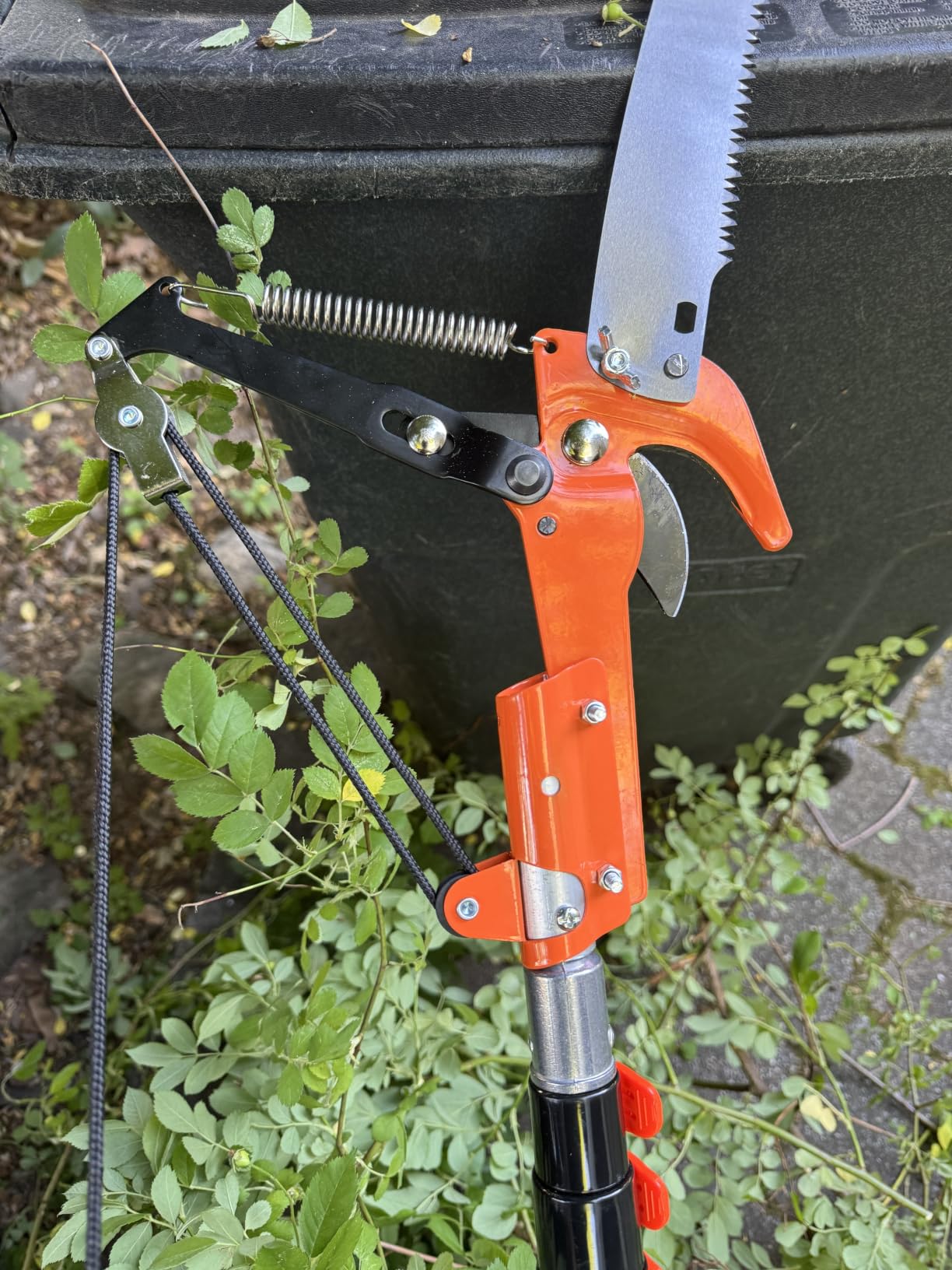 LAANPOLE 26FT Reach Tree Trimmer, Manual Pole Saw with 5-20FT Extension Pole, Tree Pruner Extendable for High Tree Branch Trimming Pruning Cutting customer photo 1